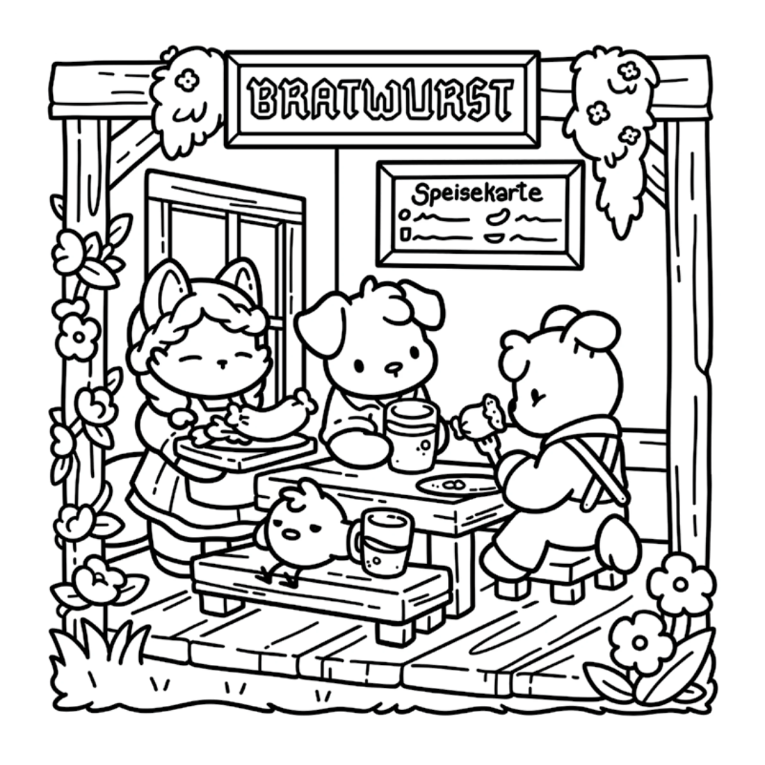 3 Cozy Europe Cute Colouring Book by Jade Summer - Book, 3 of 5