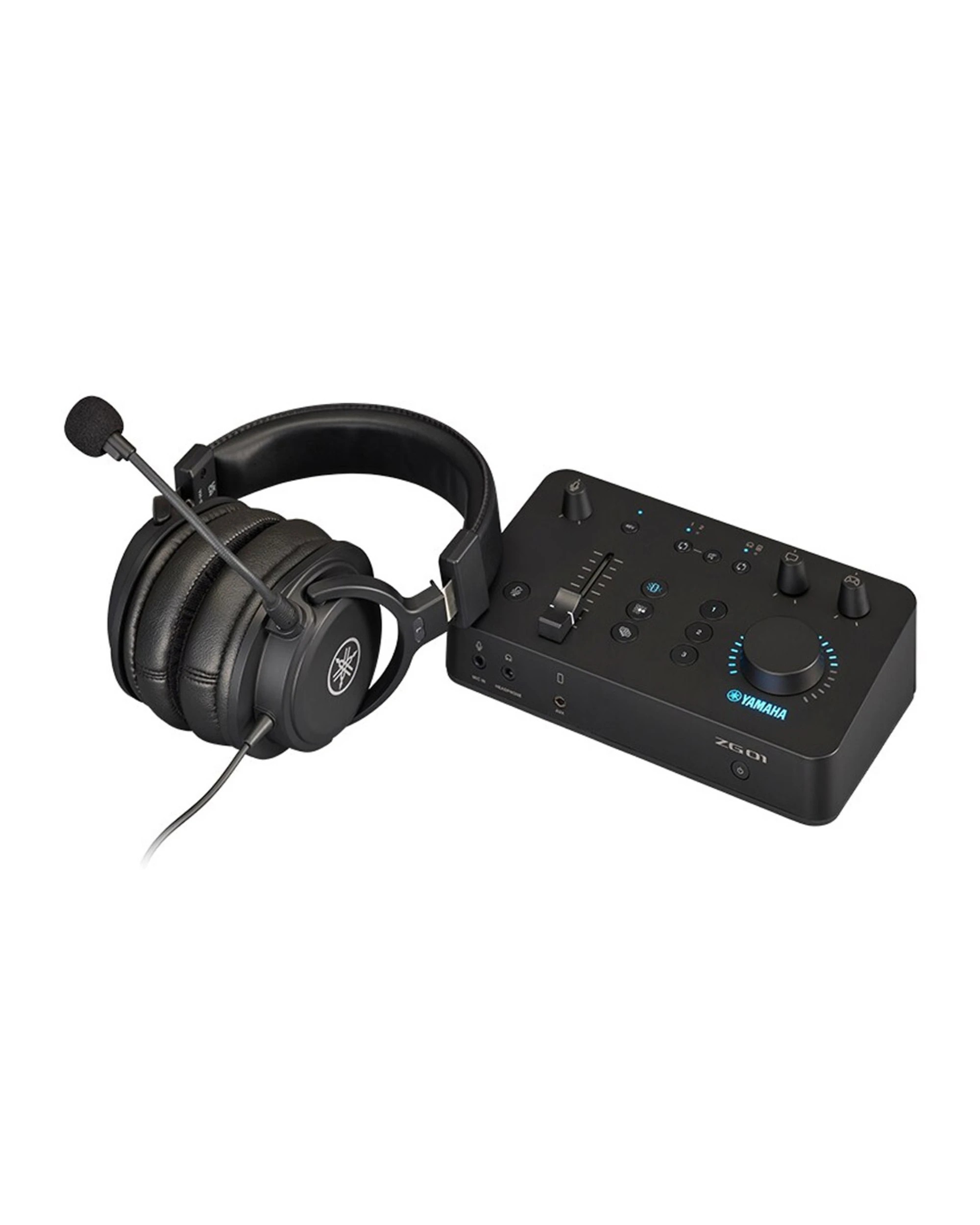 1 Yamaha ZG01 Game Streaming Pack (Game Steaming Audio Mixer & YH-G01 Headset) - Black, 1 of 5