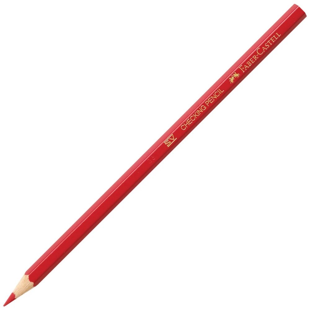 1 Faber-Castell Red Checking Pencil, 1 of 4