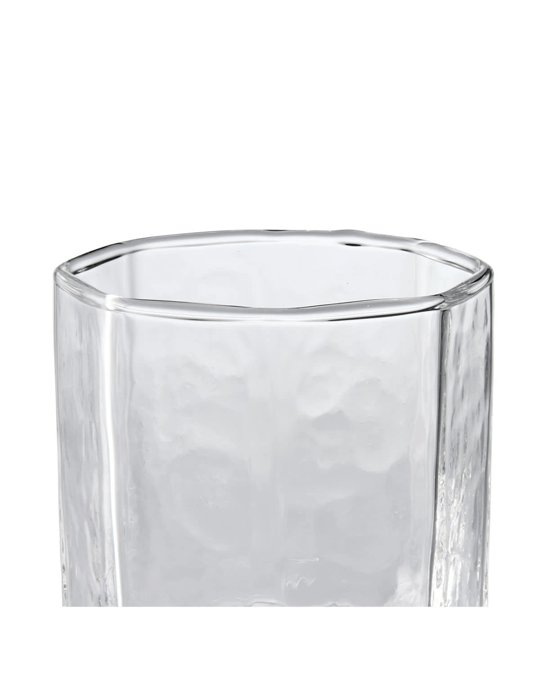 4 6 Clear Octagon Tumbler Glasses, 4 of 6