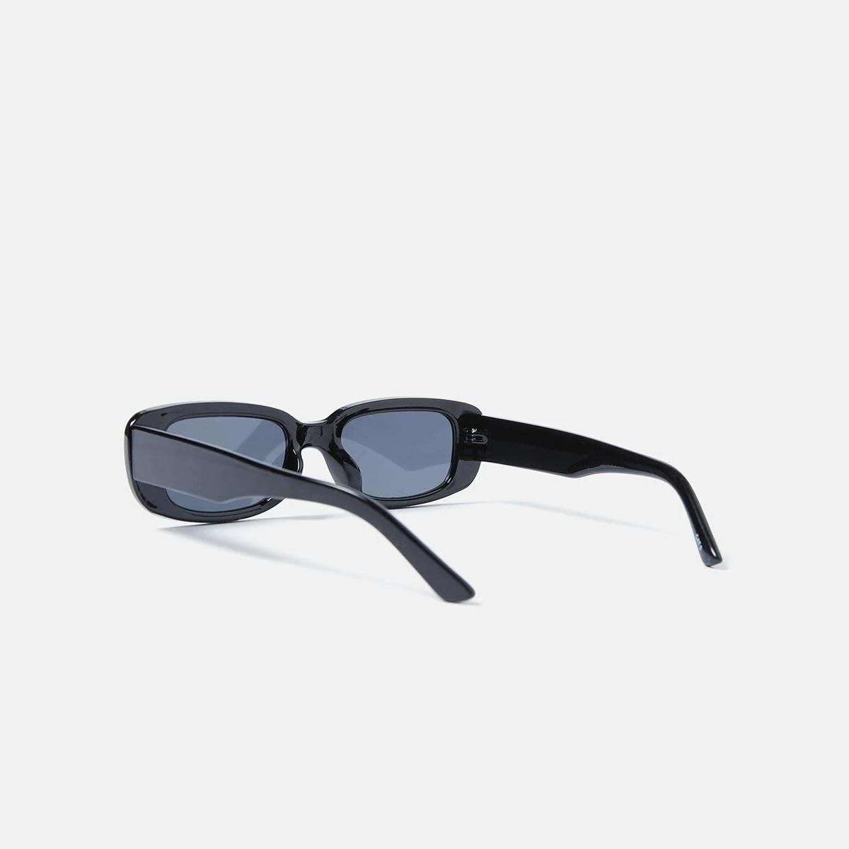 2 Rectangle Classic Sunglasses Black, 2 of 6
