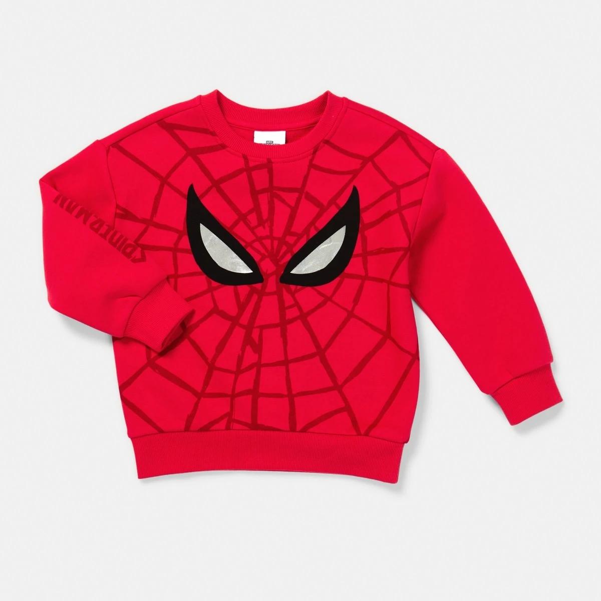 8 Spider-Man License Print Crew Sweatshirt Spiderman, 8 of 9