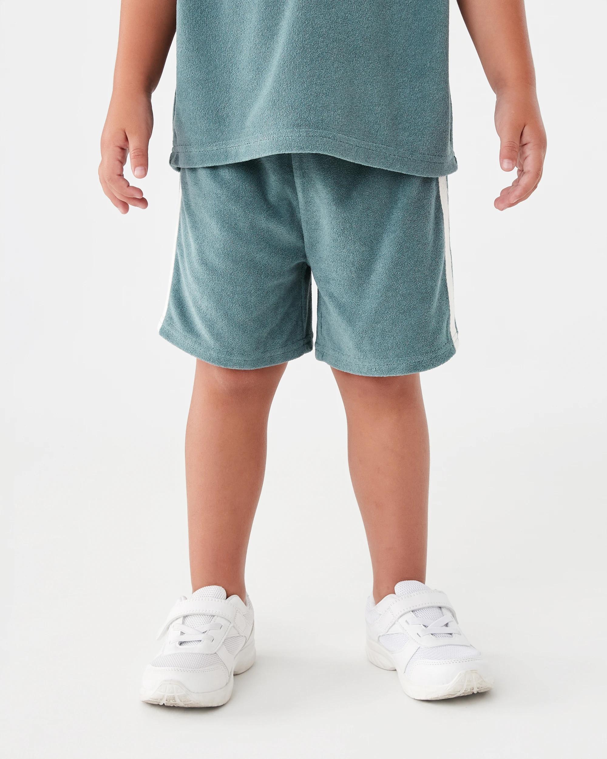 1 Terry Toweling Shorts Gbln Blue, 1 of 6