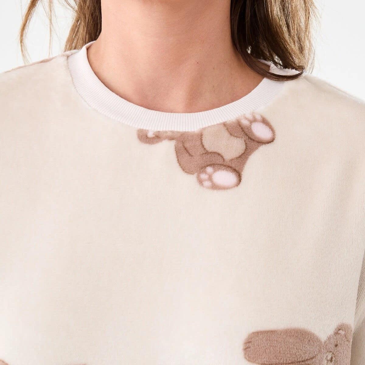 5 Fleece Top and Pants Pyjama Set Teddy Bear, 5 of 7