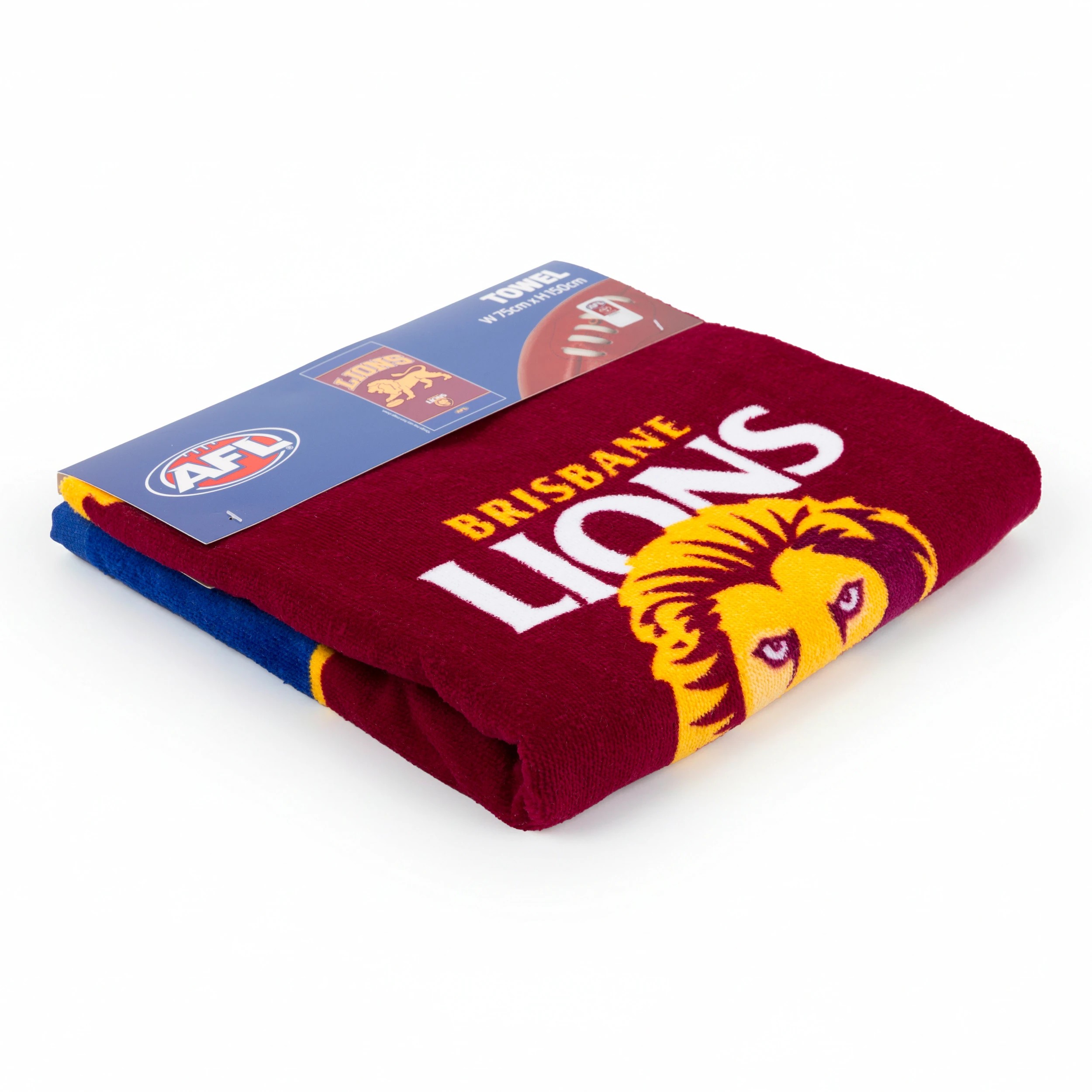 2 AFL Brisbane Lions Cotton Beach Towel, 2 of 4