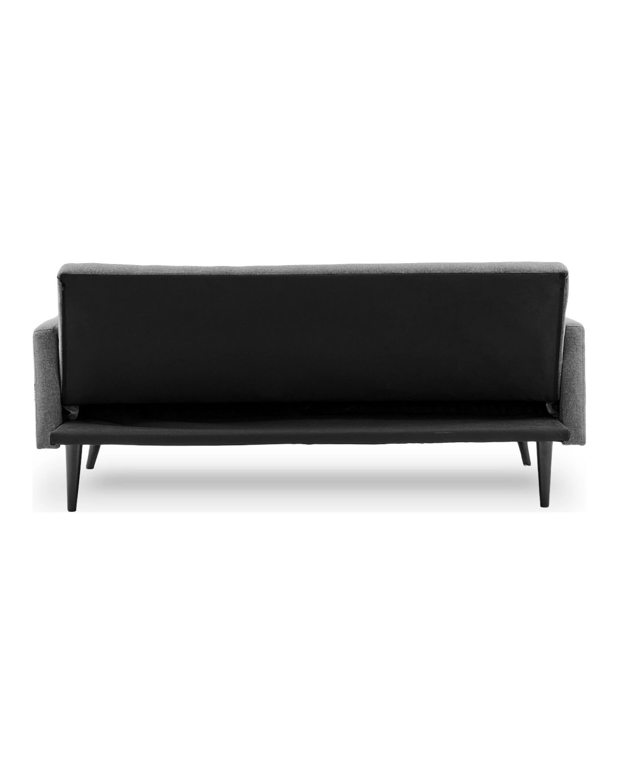 5 Sarantino Tufted Faux Linen 3-Seater Sofa Bed with Armrests - Grey, 5 of 8