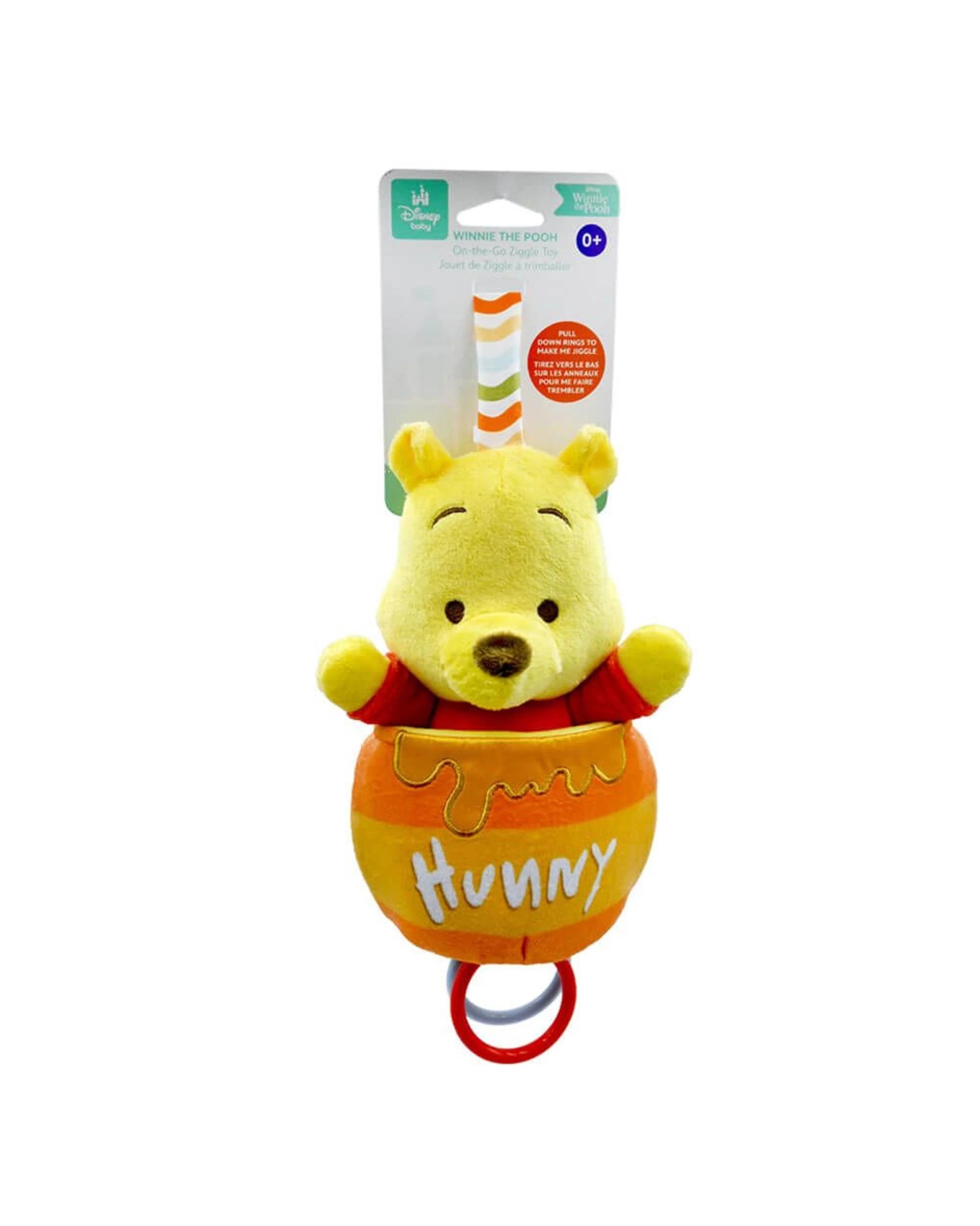 1 Disney Winnie the Pooh Pull Down Honey Pot On-The-Go Ziggle Toy, 1 of 6