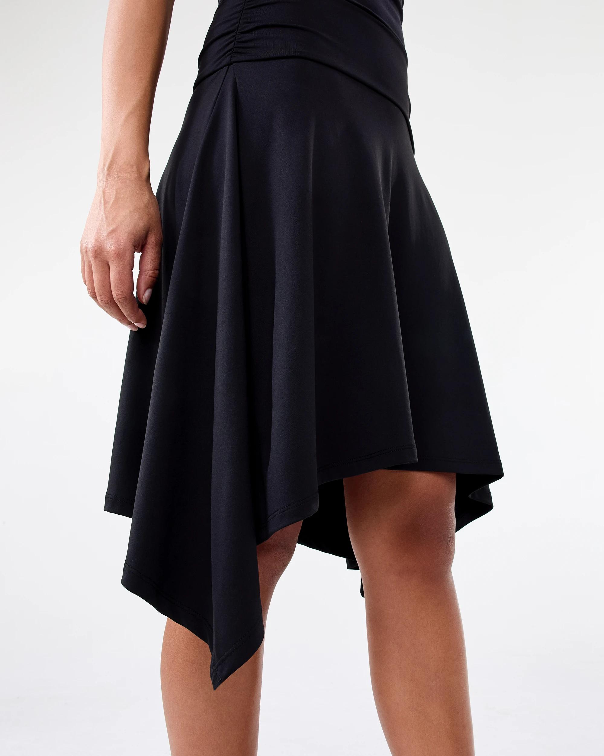 6 Hanky Hem Skirt Black, 6 of 6