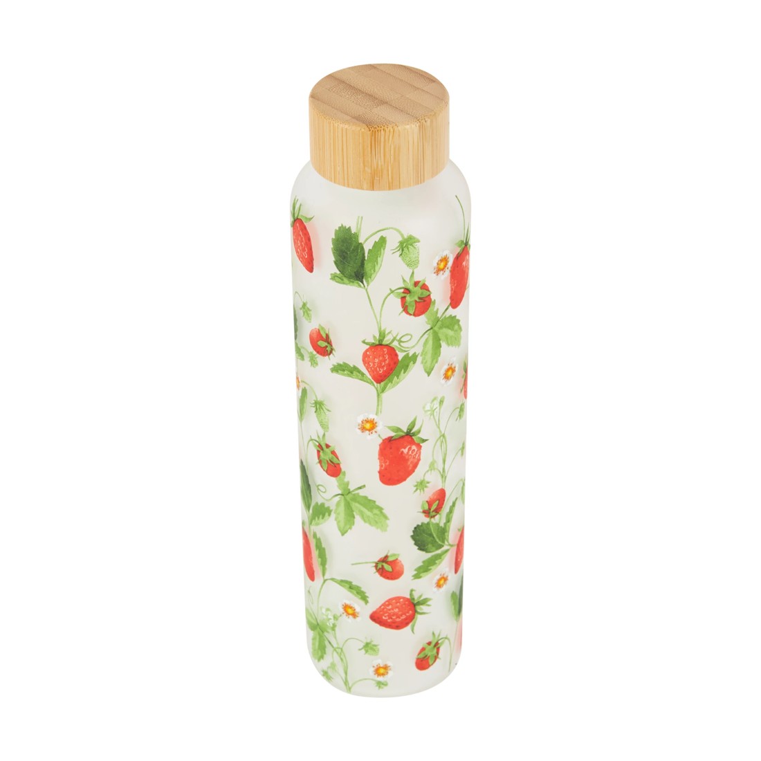 1 650ml Strawberry Glass Bottle with Silicone Coating, 1 of 4