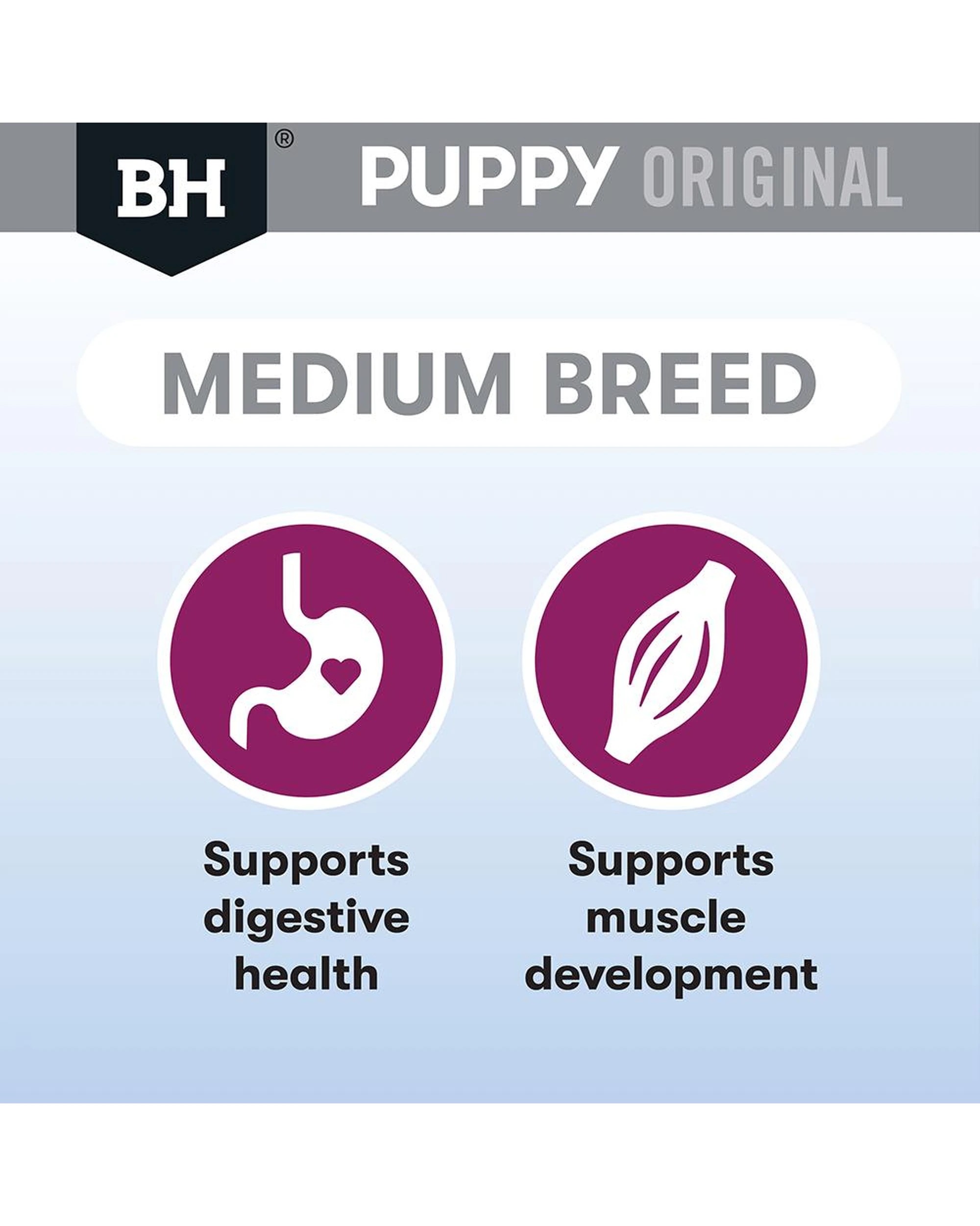 4 Black Hawk Puppy Medium Breed Holistic Dog Food Lamb & Rice 20kg, 4 of 4