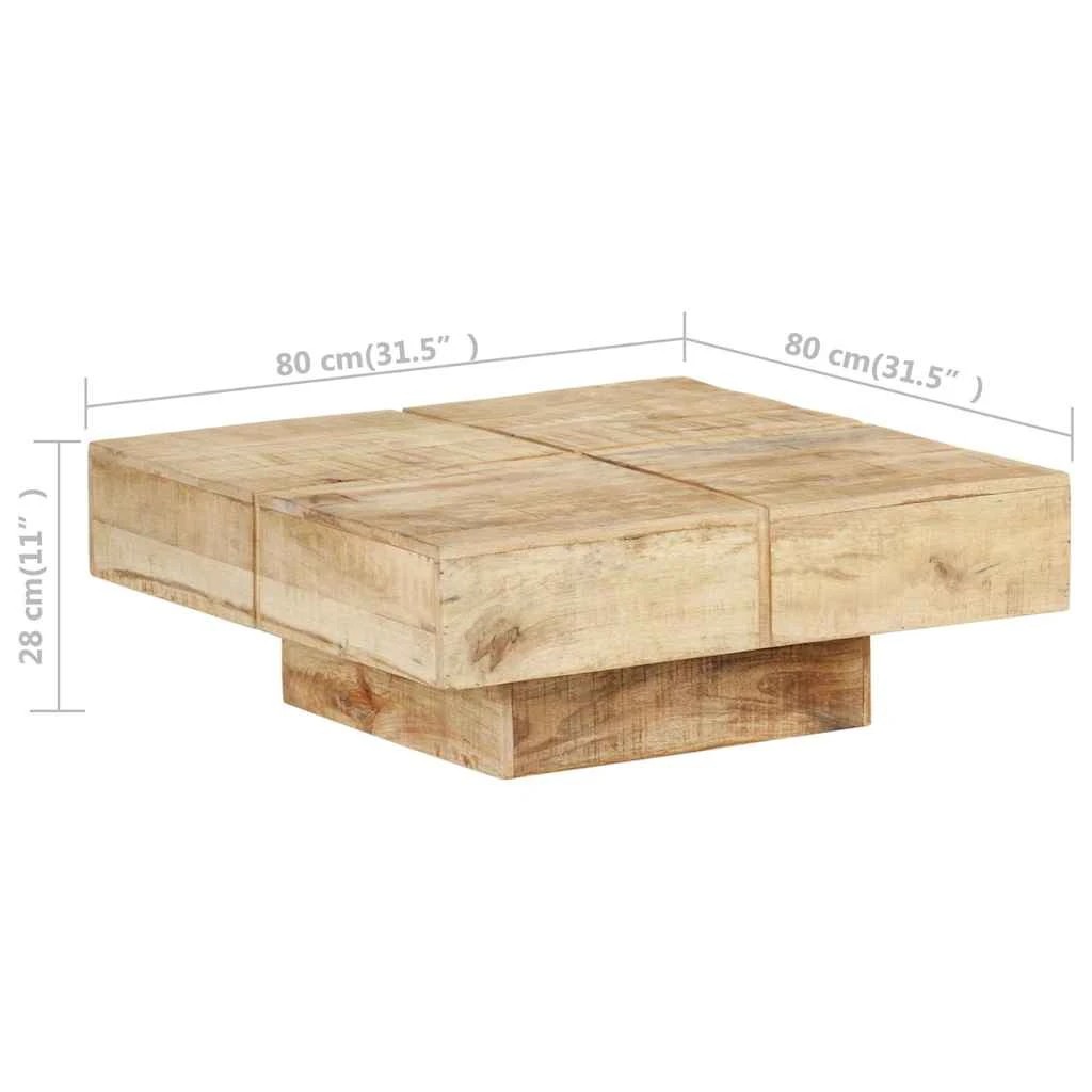 6 Vidaxl Coffee Table Wooden Coffee Table - Brown, 6 of 10