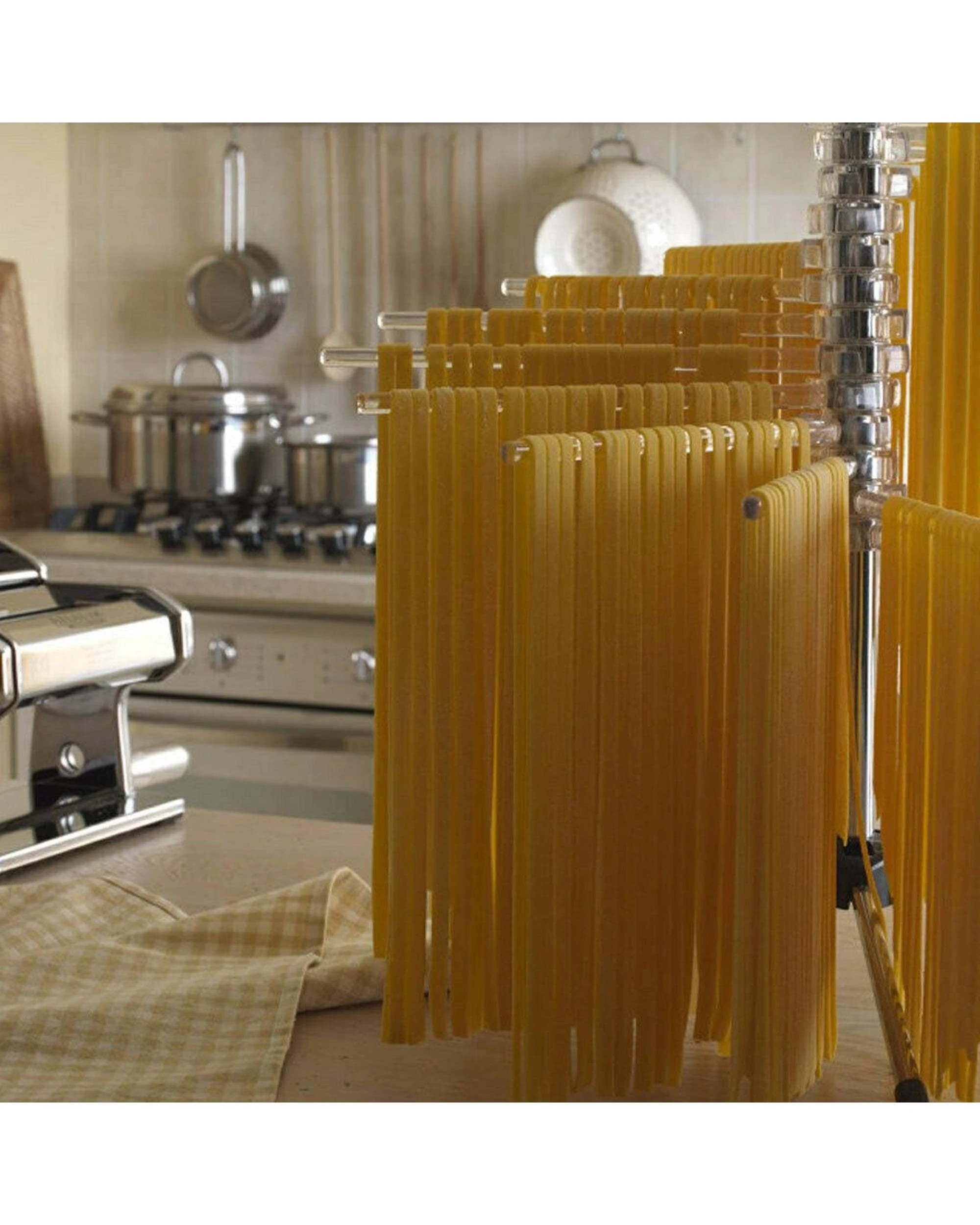 3 Marcato 16 Arm Tacapasta Pasta Drying Rack  Fettucine Noodle Spaghetti, 3 of 6