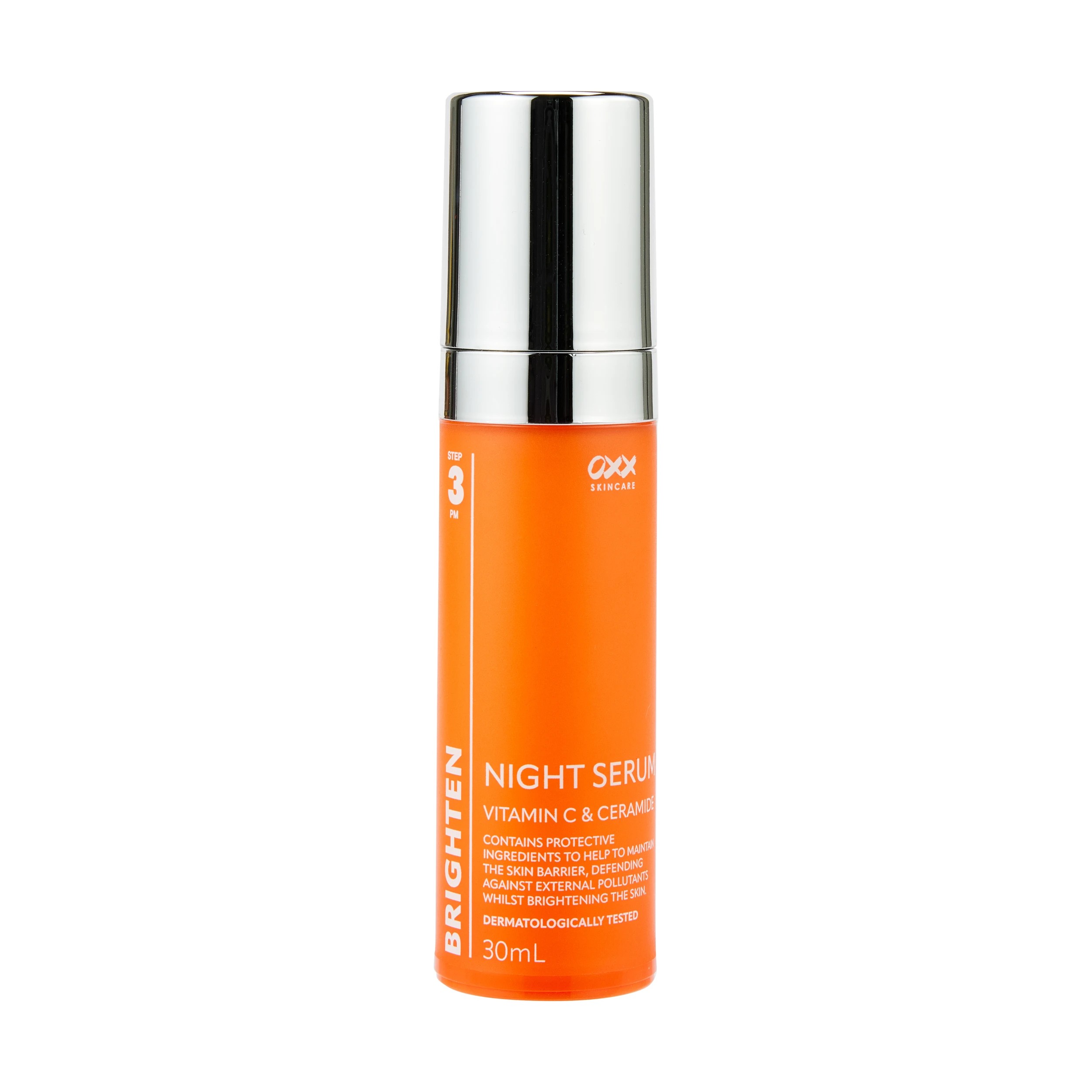 1 OXX Skincare Step 3 PM Brighten Night Serum 30ml - Vitamin C and Ceramide, 1 of 4
