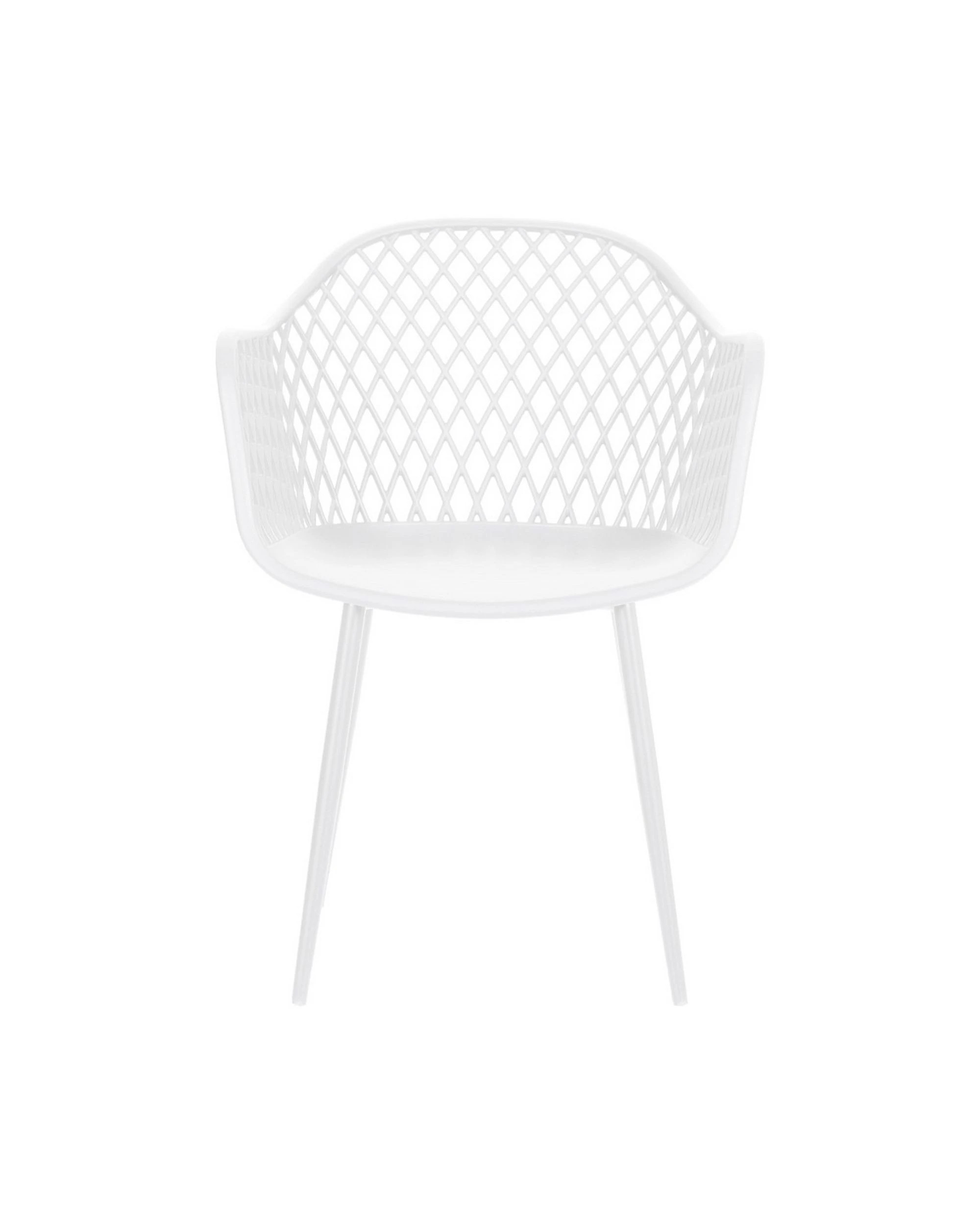 3 Gardeon 4PC Outdoor Dining Chairs PP Lounge Chair Patio Furniture Garden - White, 3 of 4