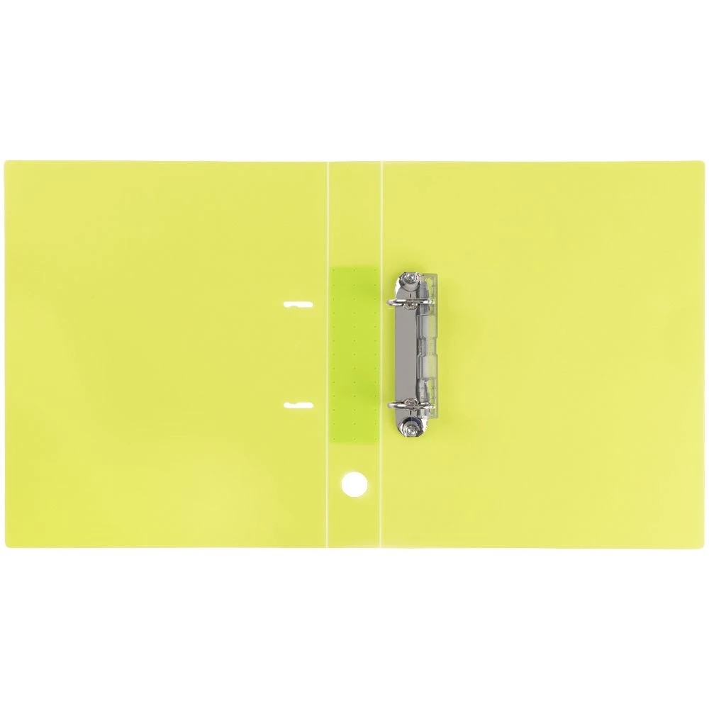 3 King Jim A4 2 D-Ring Simplease Binder 20mm Pea Green, 3 of 4