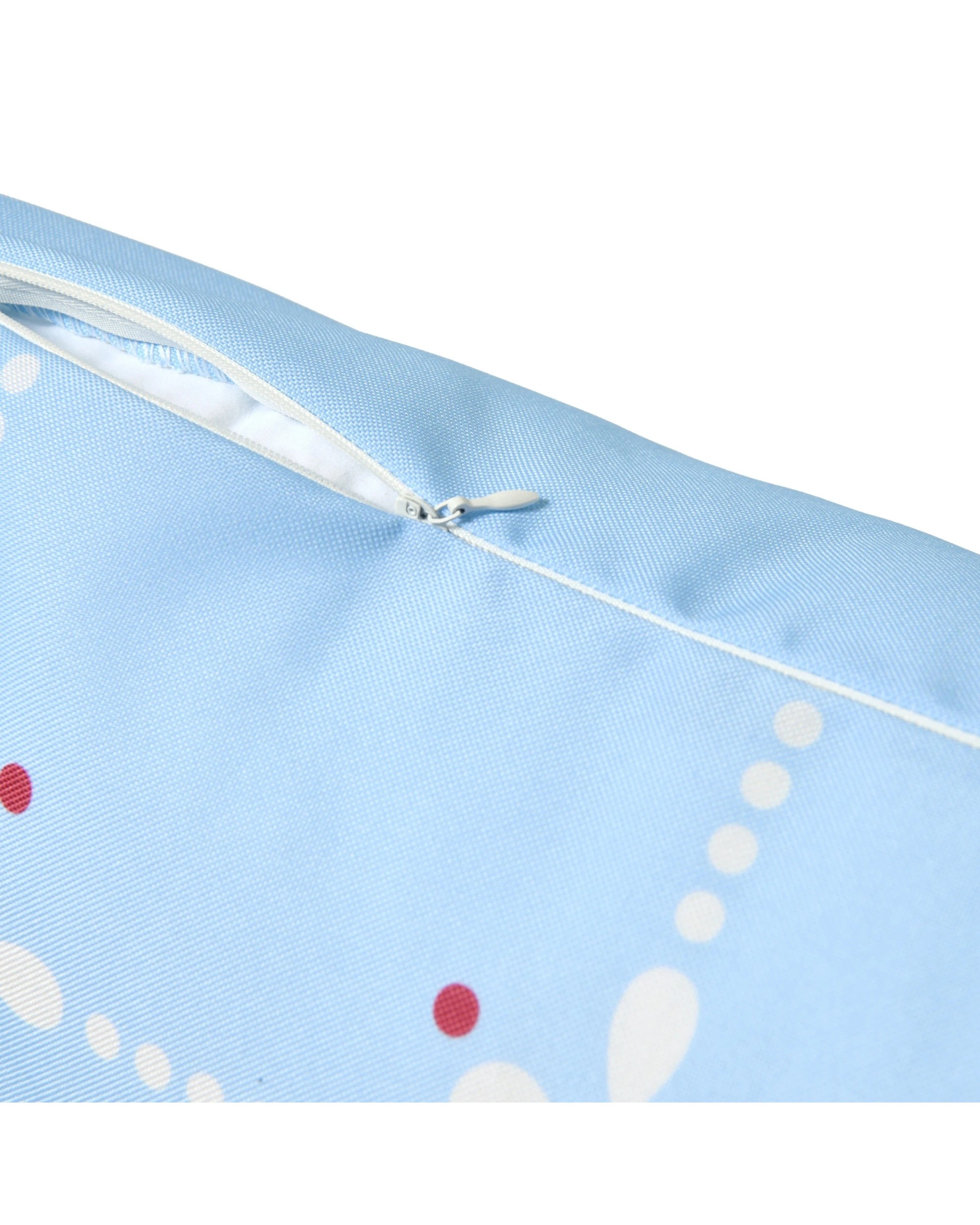 6 Vibes Fiore Printed Outdoor Cushion 50x50cm - Sky Blue, 6 of 8