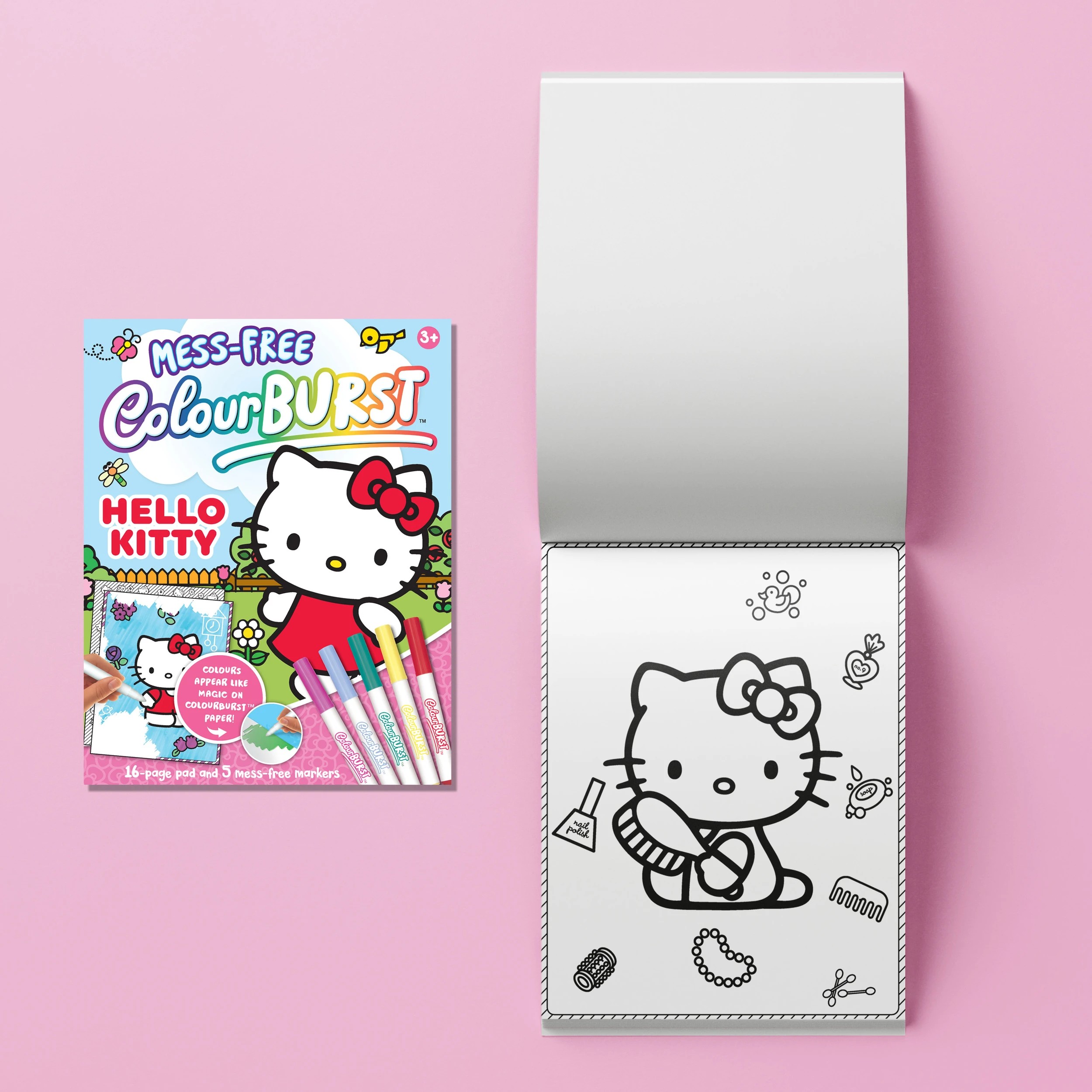 4 INKredibles Mess-Free ColourBurst Hello Kitty Activity Kit - Book, 4 of 6