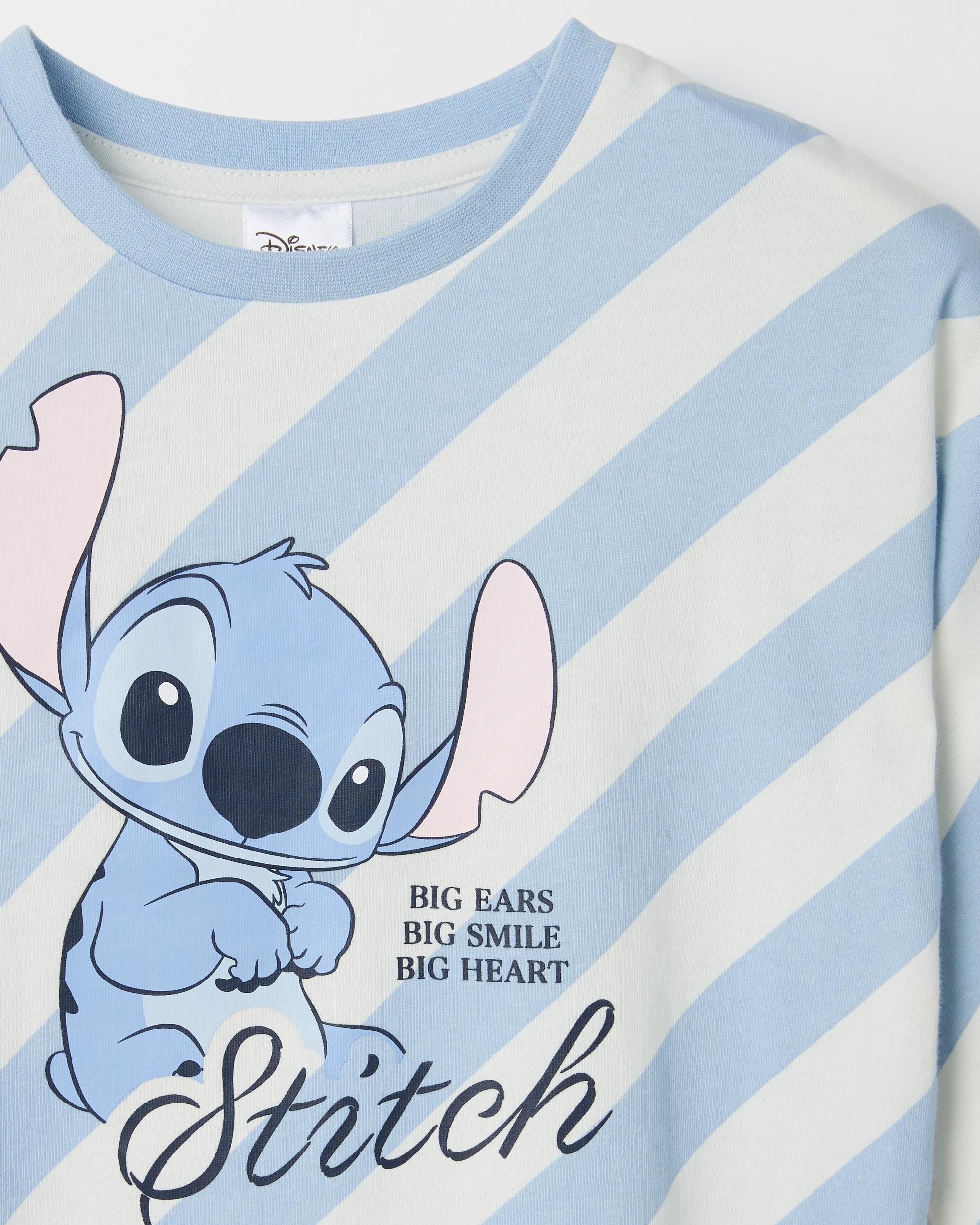2 Disney Lilo & Stitch Australian Cotton Long Sleeve Oversized Top , 2 of 2