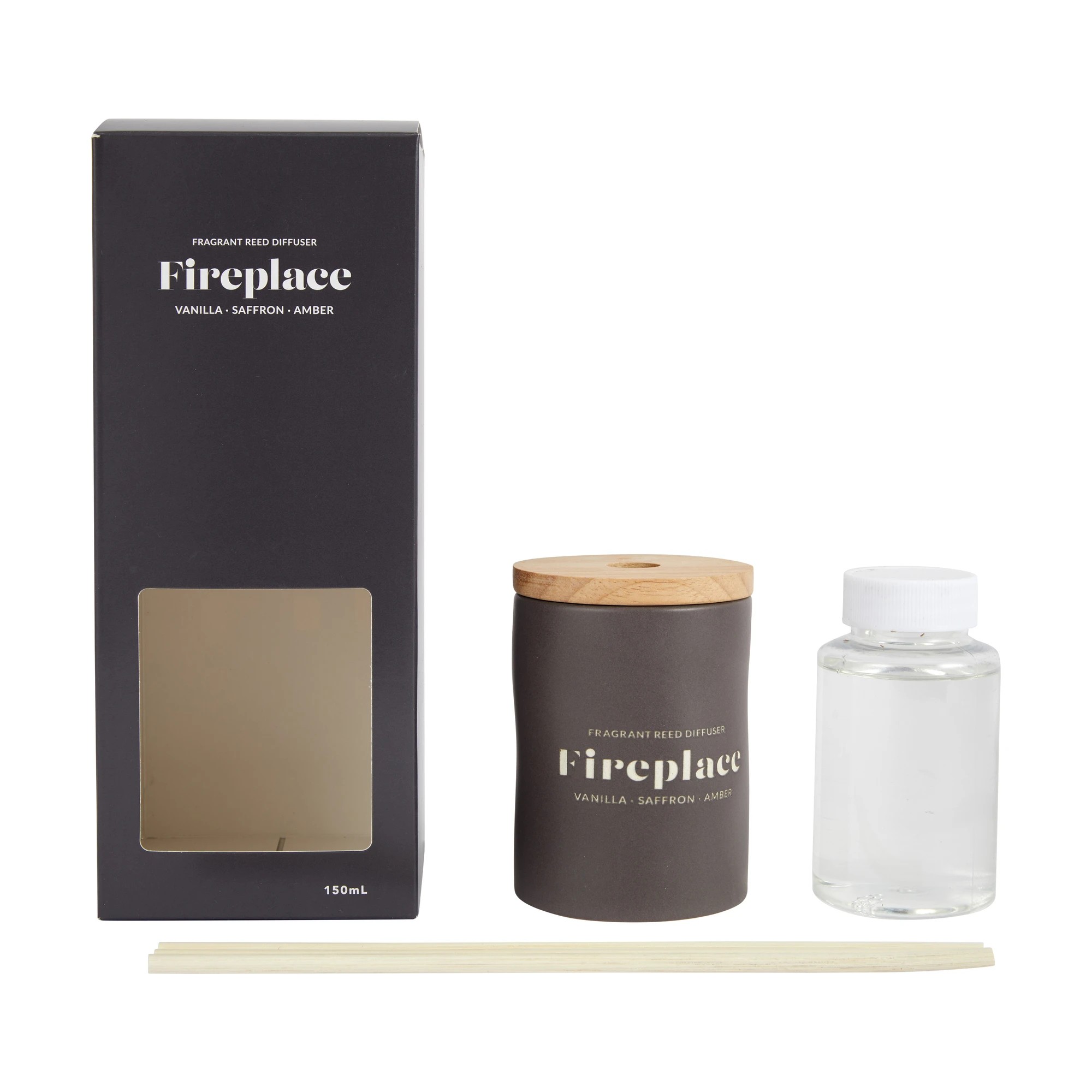 2 Fireplace Ceramic Fragrant Reed Diffuser 150ml, 2 of 8