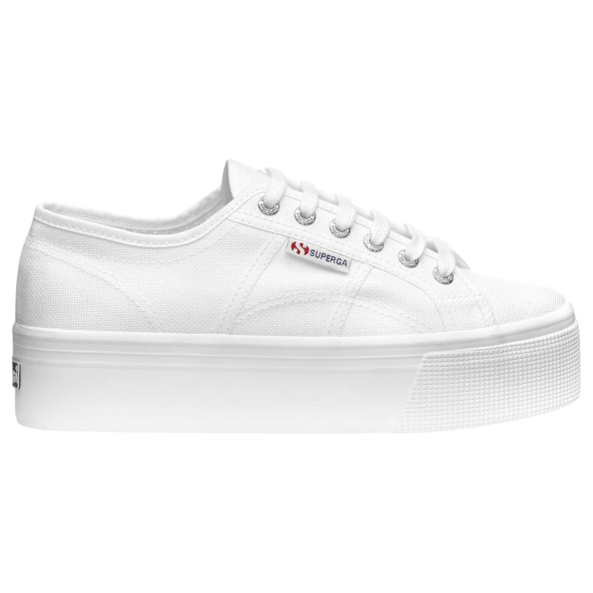 1 Superga Unisex 2790 Platform White Casual Shoes WHITE, 1 of 6