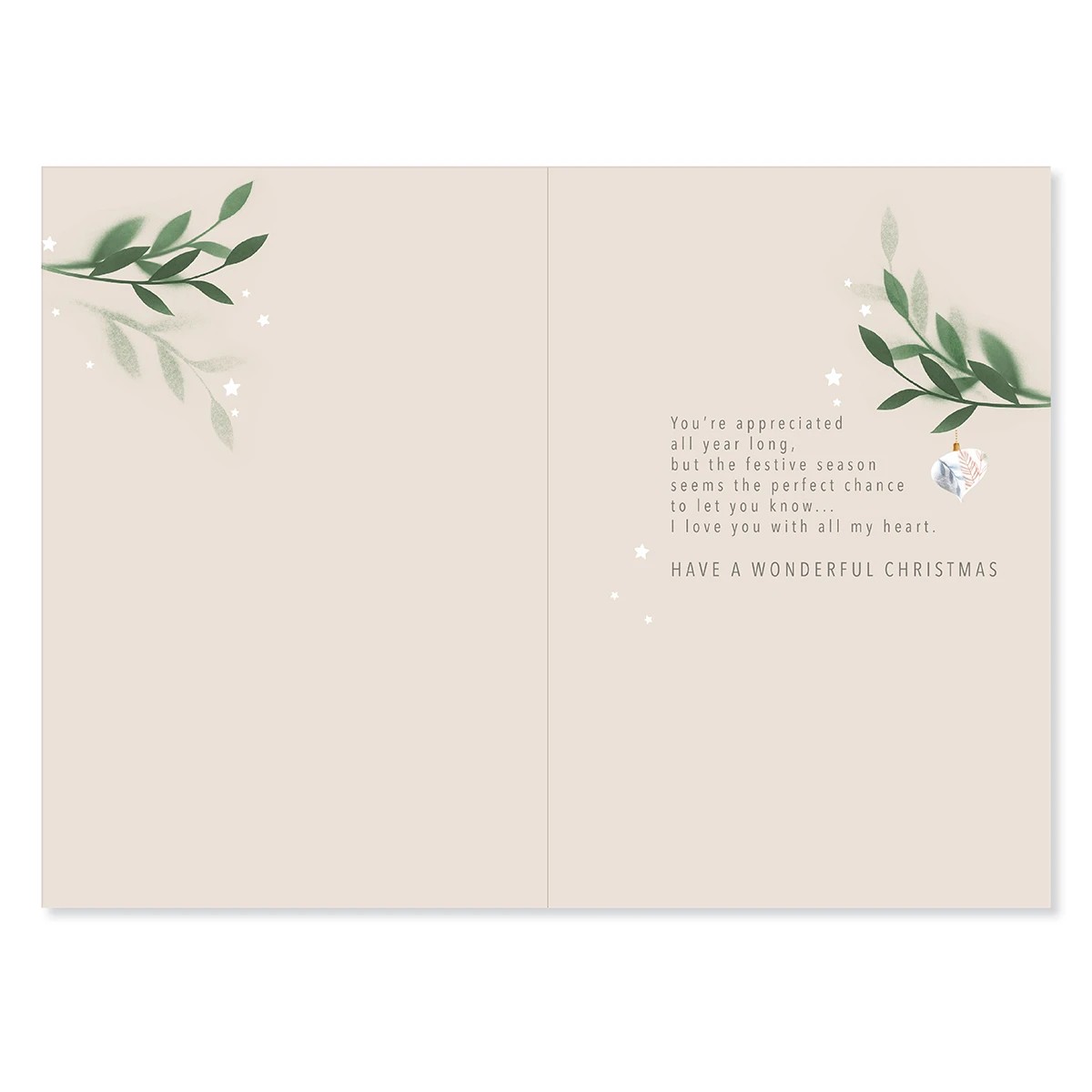 2 Hallmark Christmas Card - I Love Hearts, 2 of 3
