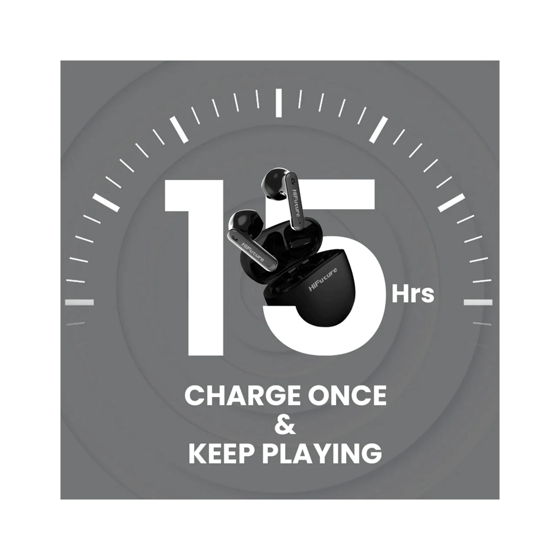 3 Hifuture Colourbuds2 True Wireless Bluetooth Soft Bass Earbuds Pink - Long Battery Waterproof Protection
 - Pink, 3 of 10