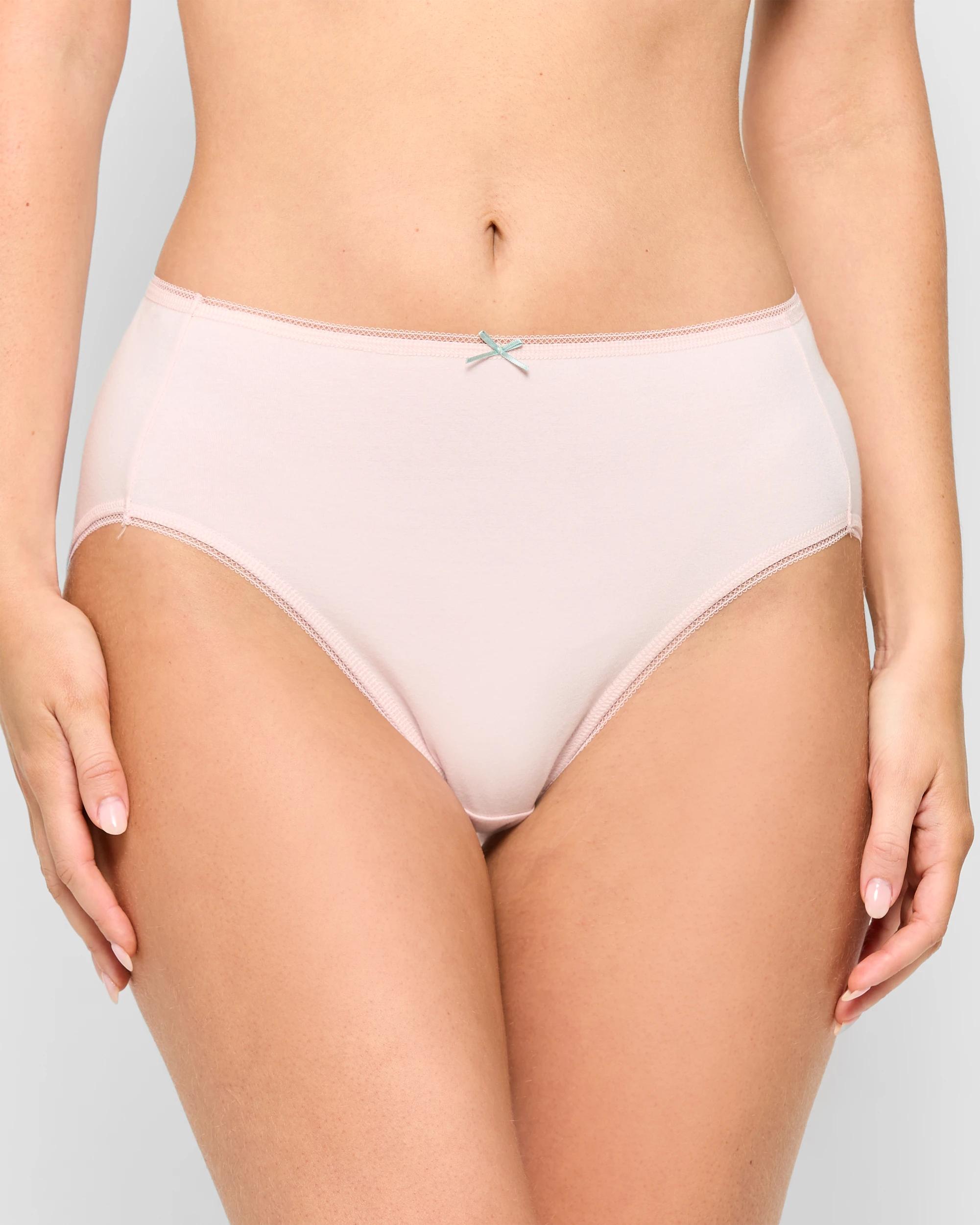 2 Target Women's Cotton/elastane High Cut Briefs 5 Pack CHERRY BOW, 2 of 5