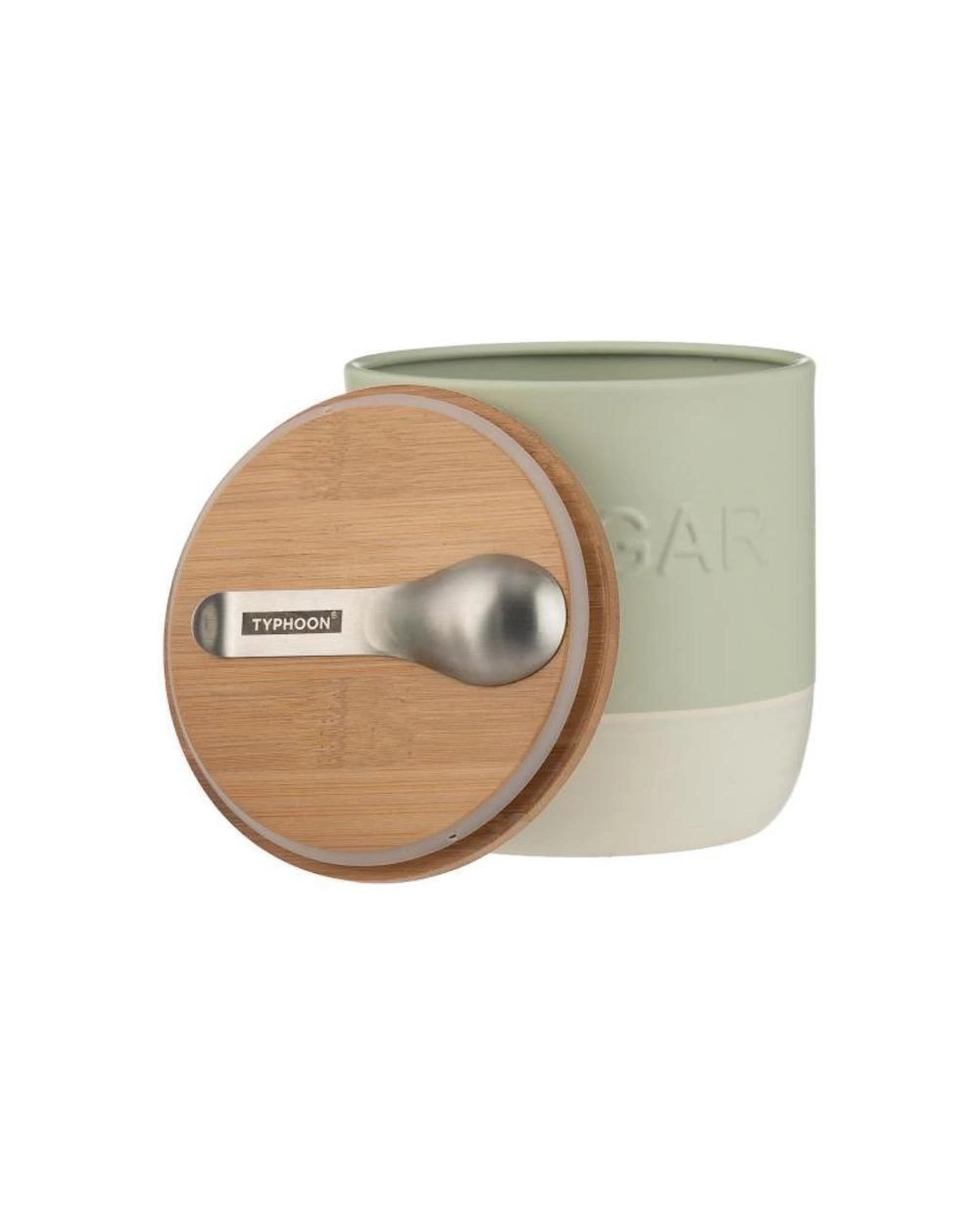 3 Typhoon Oben Sugar Canister 1.25L With Mini Spoon  Green, 3 of 7