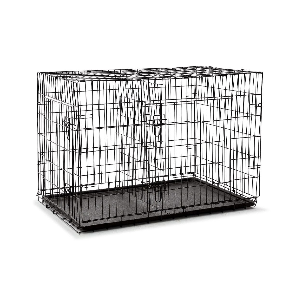 3 Pet Scene 42 inches XL Dog Crate Cage Black, 3 of 8