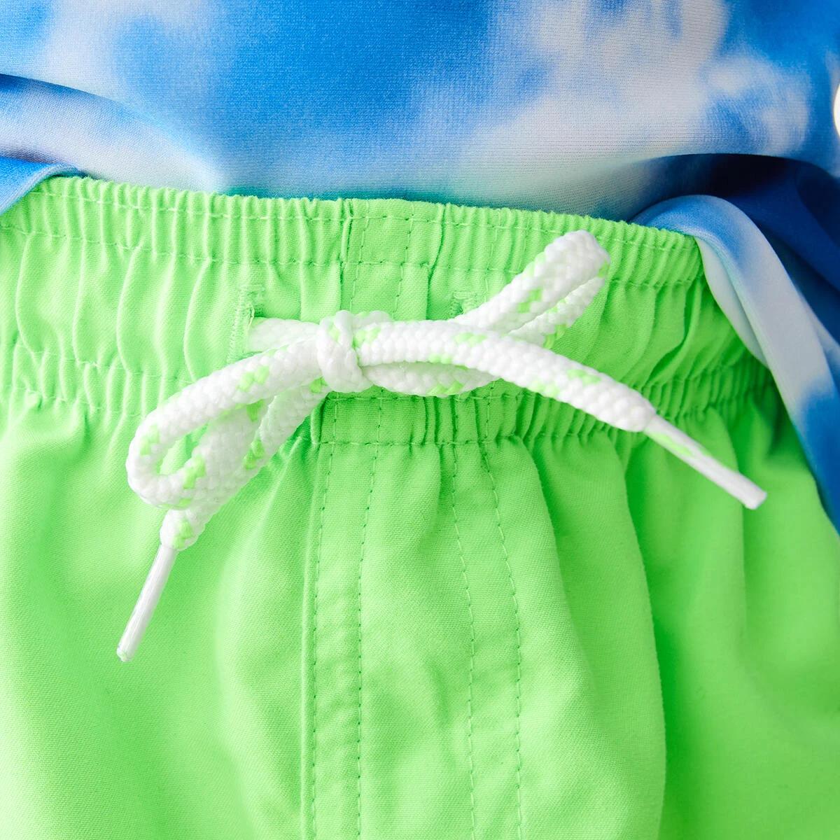 3 Plain Boardshorts Fluo Green, 3 of 9