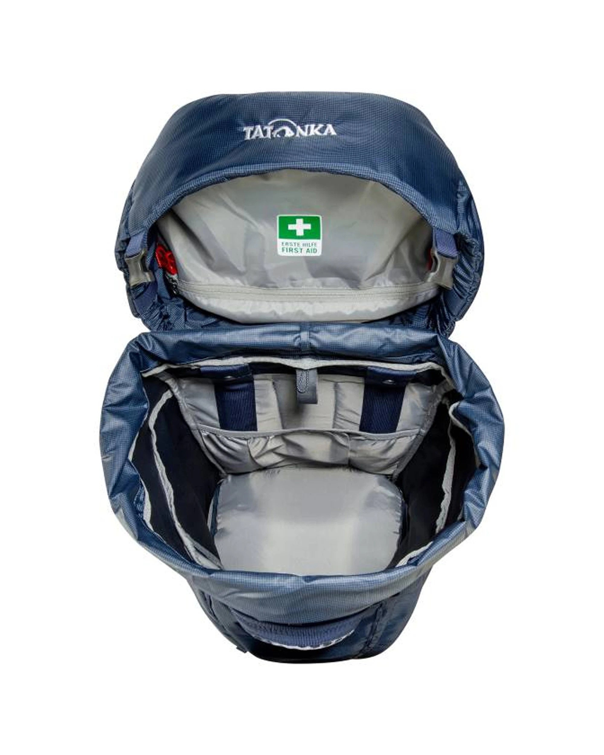 5 Tatonka Yukon 60 Plus 10L Travel Backpack Removable Lid Ergonomic Hip Strap - Blue, 5 of 10