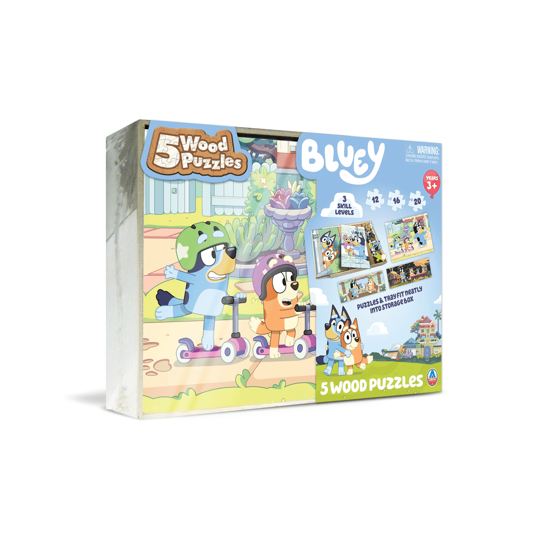 2 Licensed 5 Pack Wood Jigsaw Puzzles - Assorted* - Multi, 2 of 8