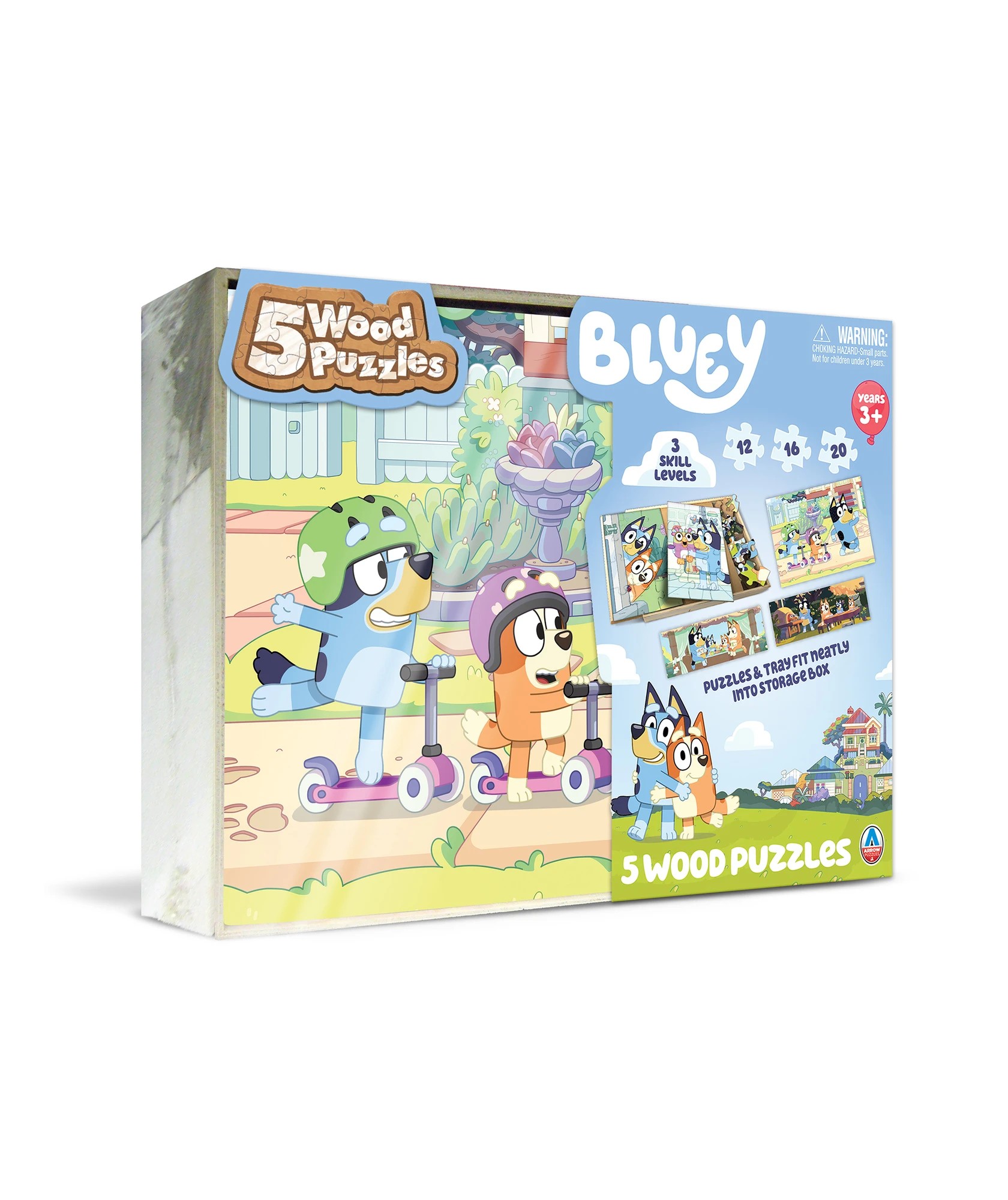 3 Licensed 5 Pack Wood Jigsaw Puzzles - Assorted* - Multi, 3 of 8