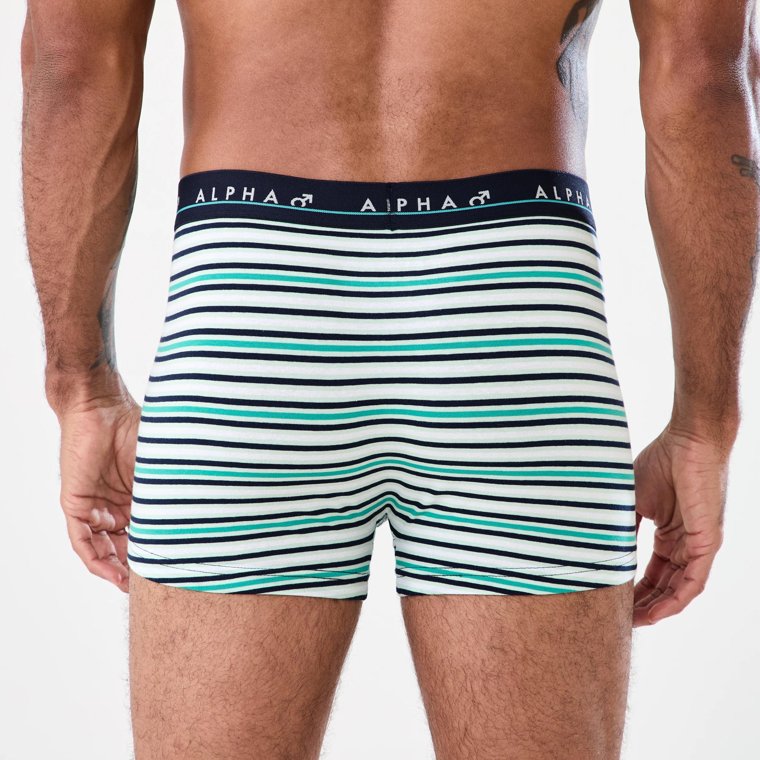 8 5 Pack Stripe and Plain Trunks Miami Strp, 8 of 10