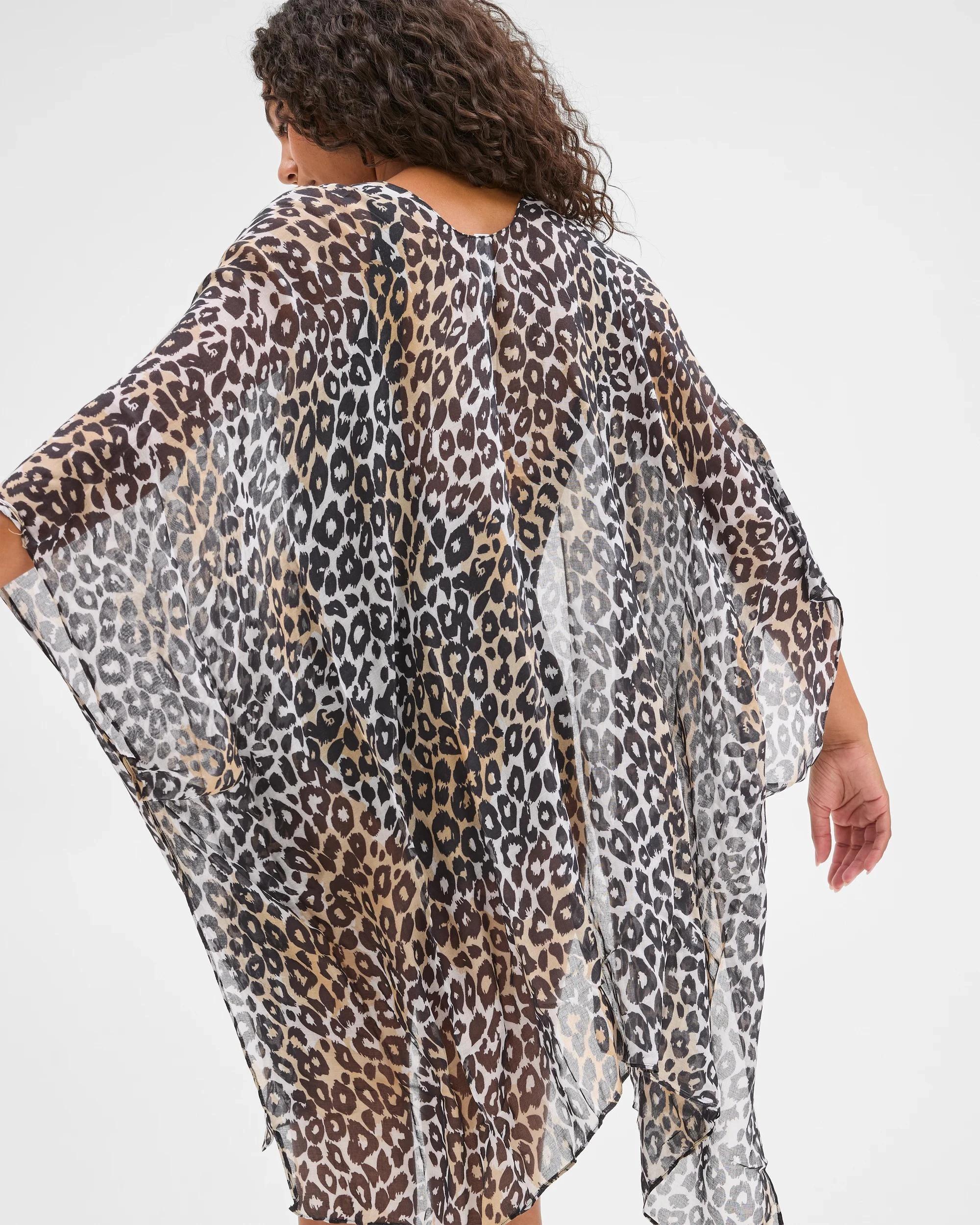 6 Target Printed Serape In Reusable Bag LEOPARD, 6 of 7