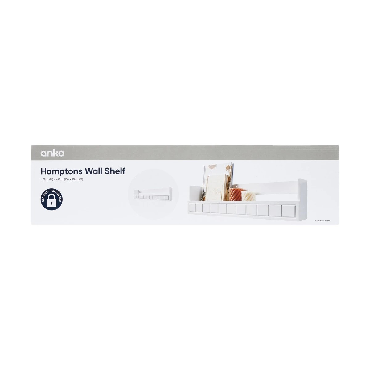 8 Hamptons Wall Shelf - White, 8 of 8