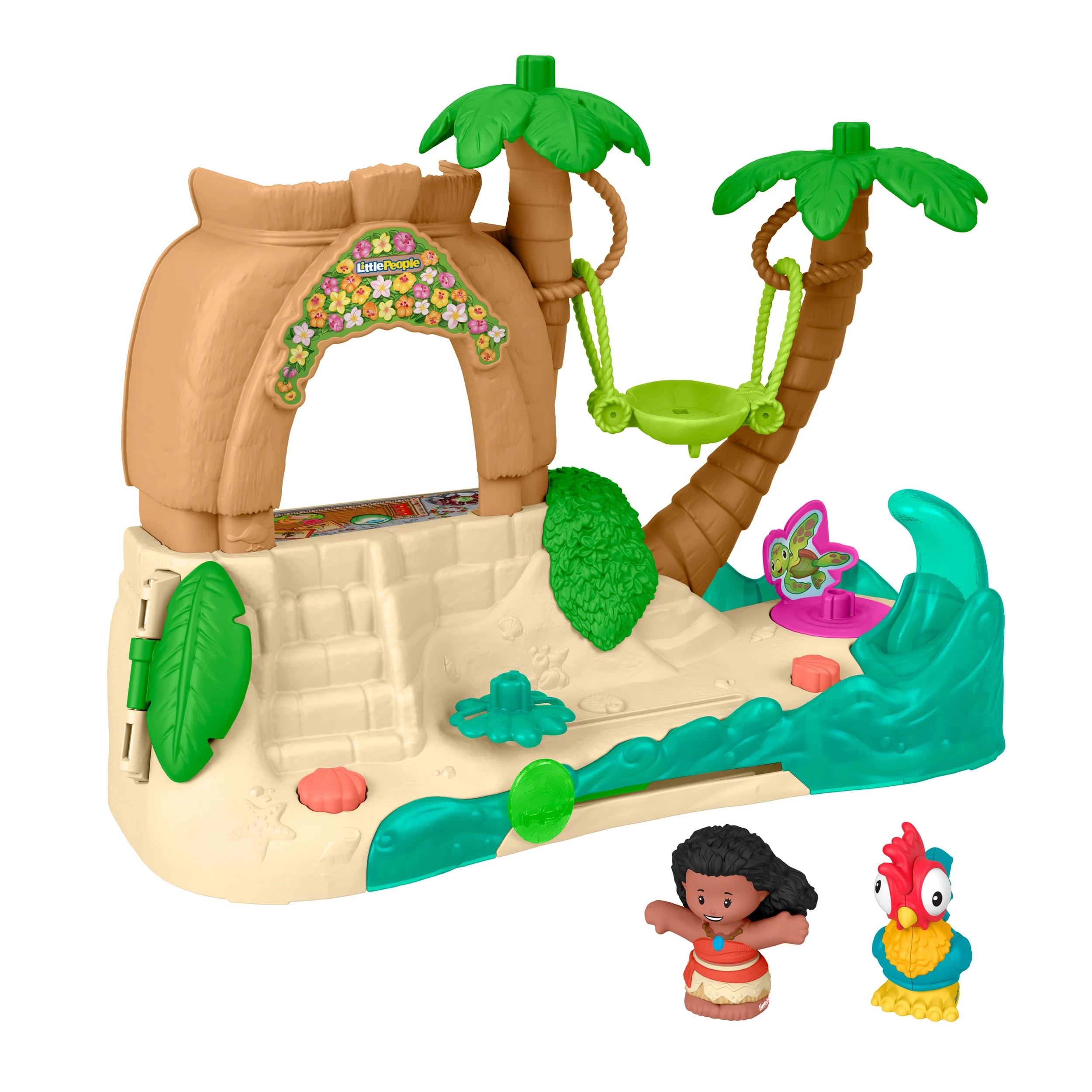 2 Fisher-Price Disney Princess Moana Little People Adventure Village Playset, 2 of 5