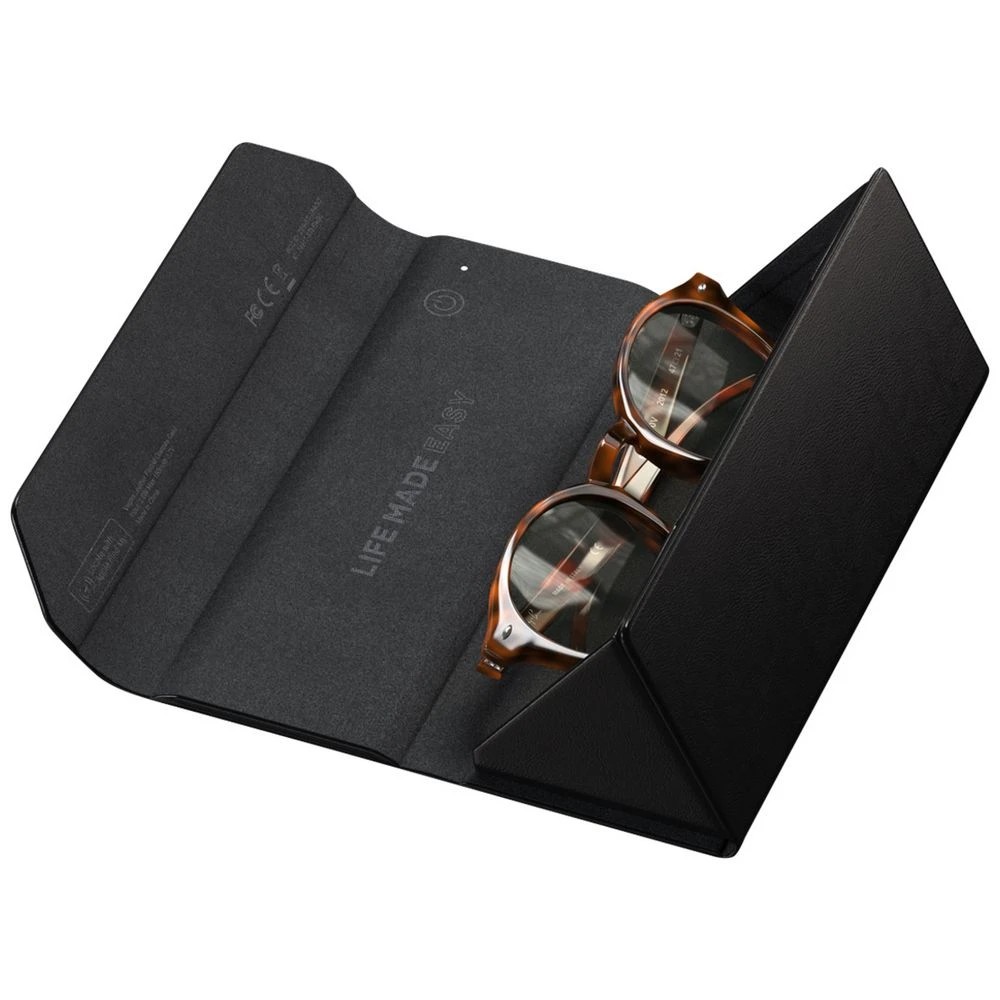 3 Satechi FindAll Vegan Leather Glasses Case Black, 3 of 10