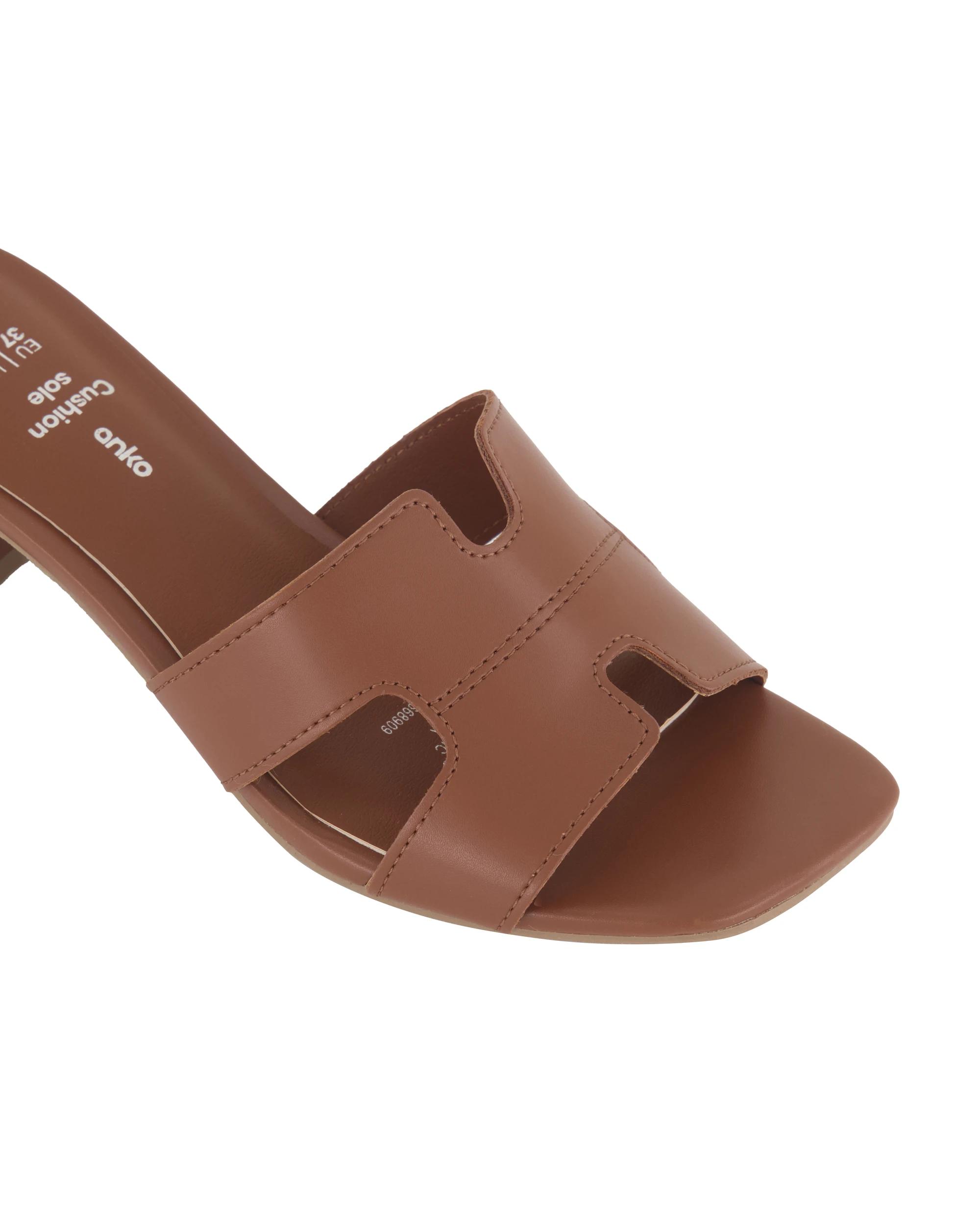 5 Basic Mules Chestnut, 5 of 5