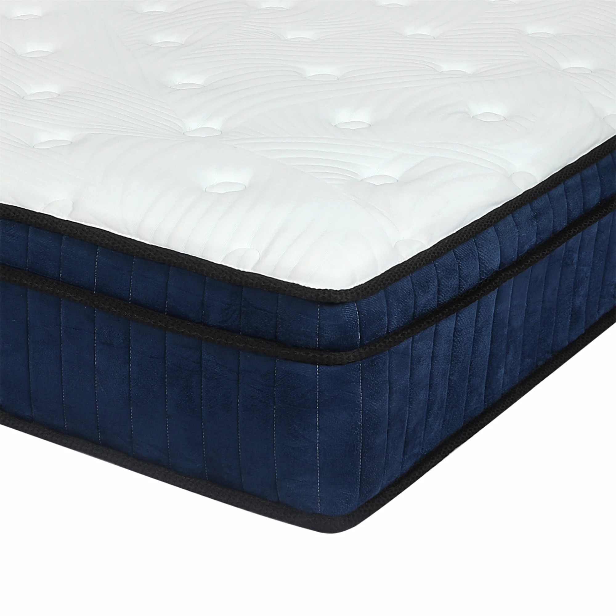 5 Dreamz Spring Mattress 7 Zone Pocket Medium Firm Memory Foam 34cm King Single, 5 of 9