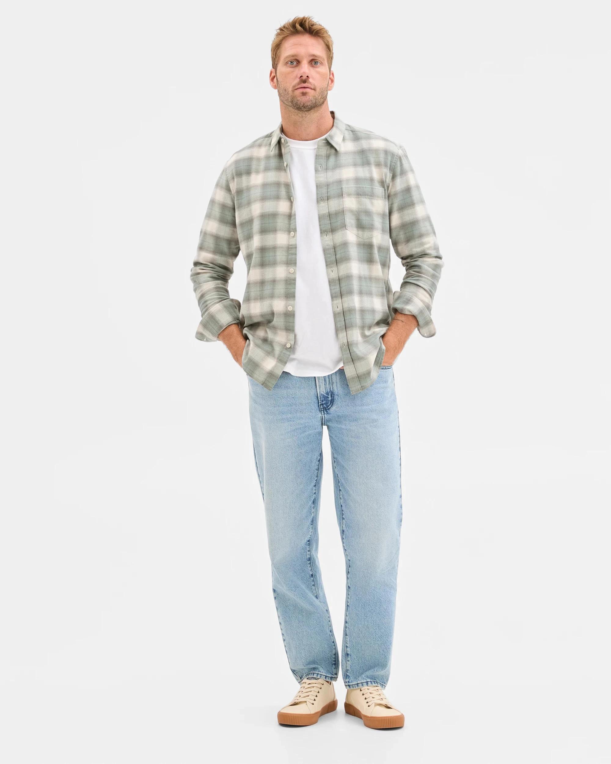 2 Target Australian Cotton Long Sleeve Flannelette Shirt FOG, 2 of 5