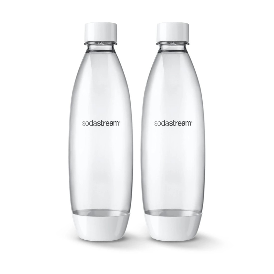 1 2 Pack 1L SodaStream White Fuse Bottles, 1 of 1