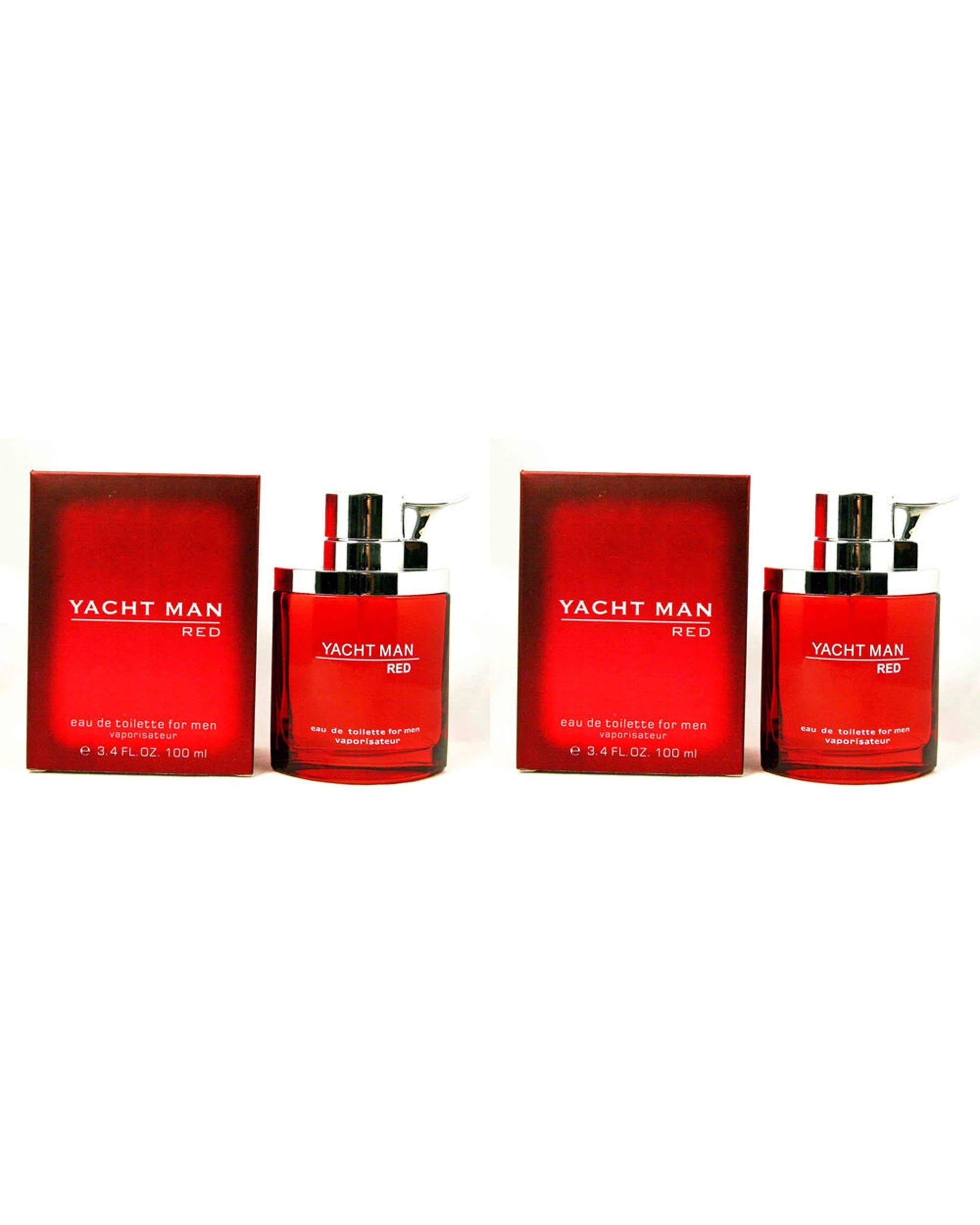 1 Myrurgia Yacht Man Edt Eau De Toilette Fragrance Spray For Men 2Pk 100M - Red, 1 of 1