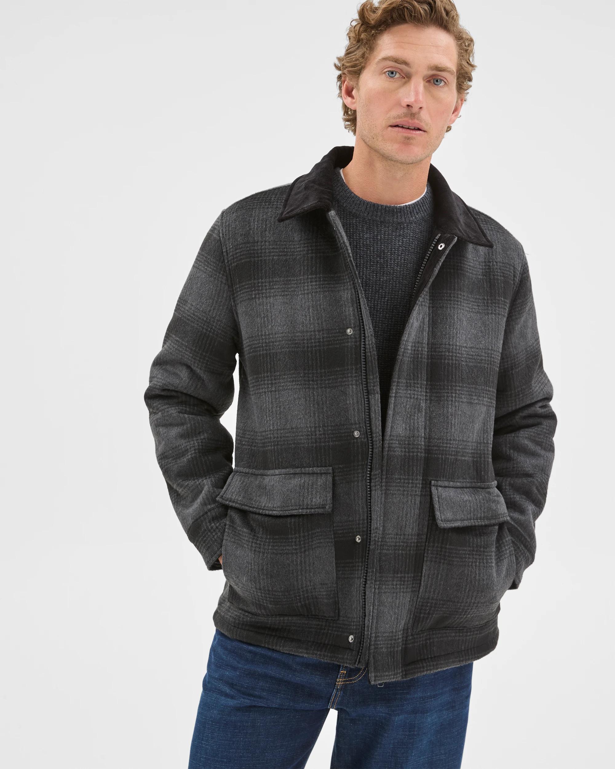 1 Target Man Long Sleeve Bushmans Jacket BLACK, 1 of 7