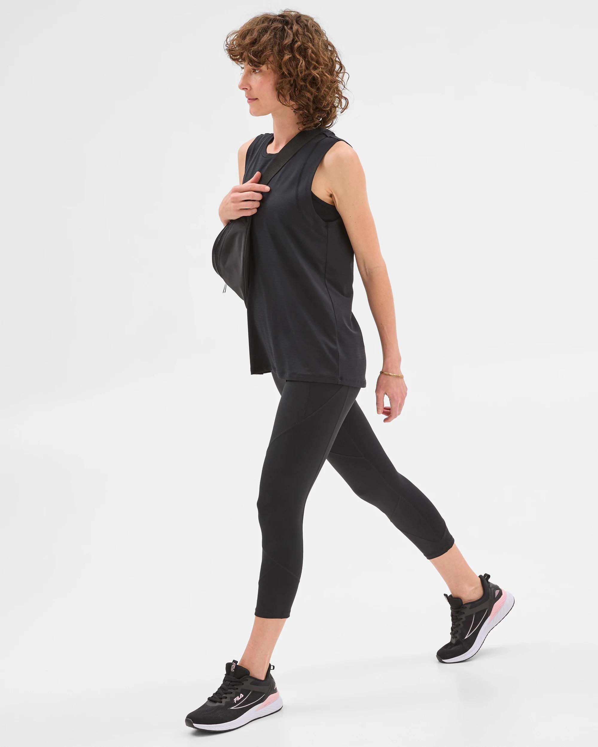 7 Target Active Infinity Sculpt High Rise 3/4 Length Tights BLACK, 7 of 7