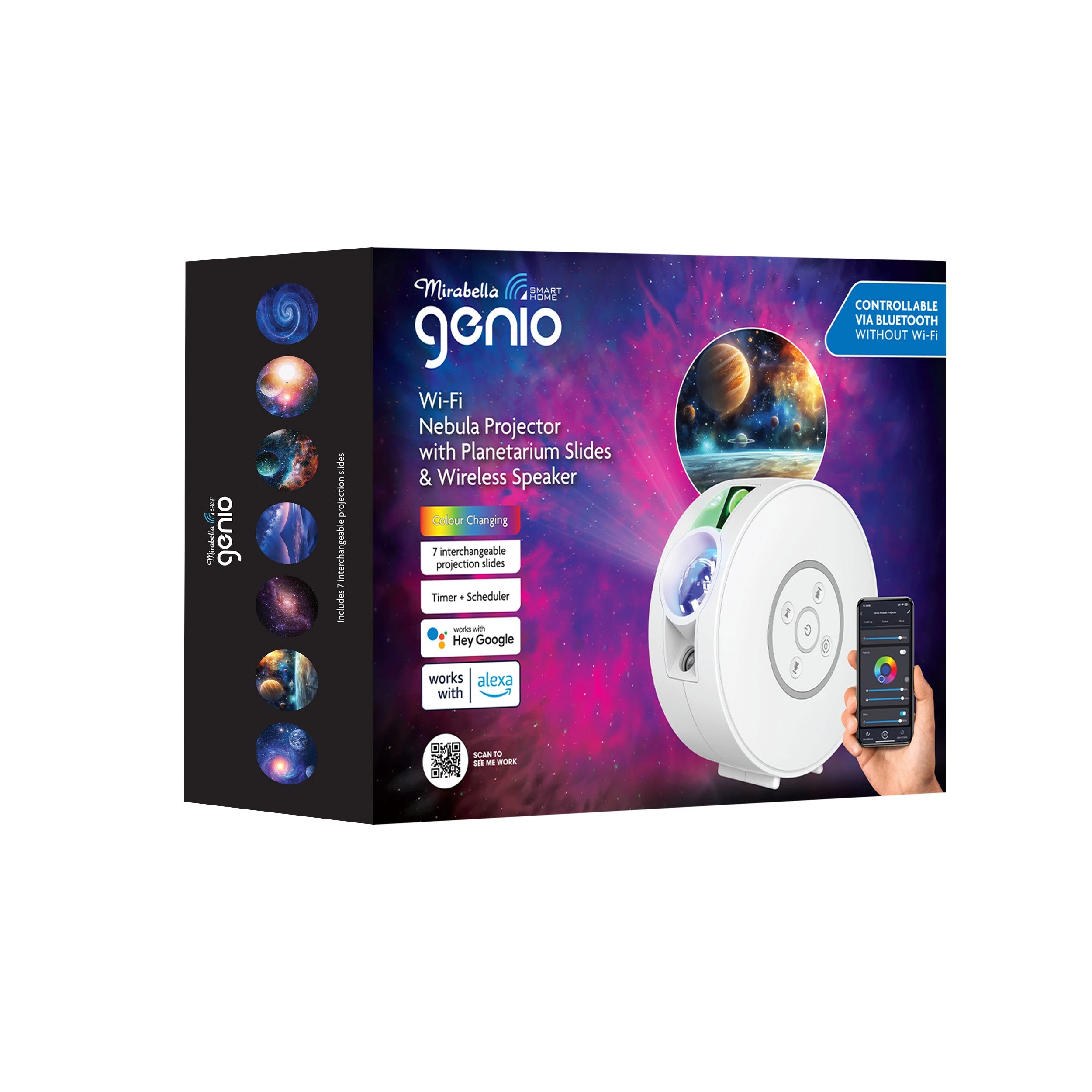 5 Mirabella Genio Wi-Fi Nebula Projector, 5 of 5