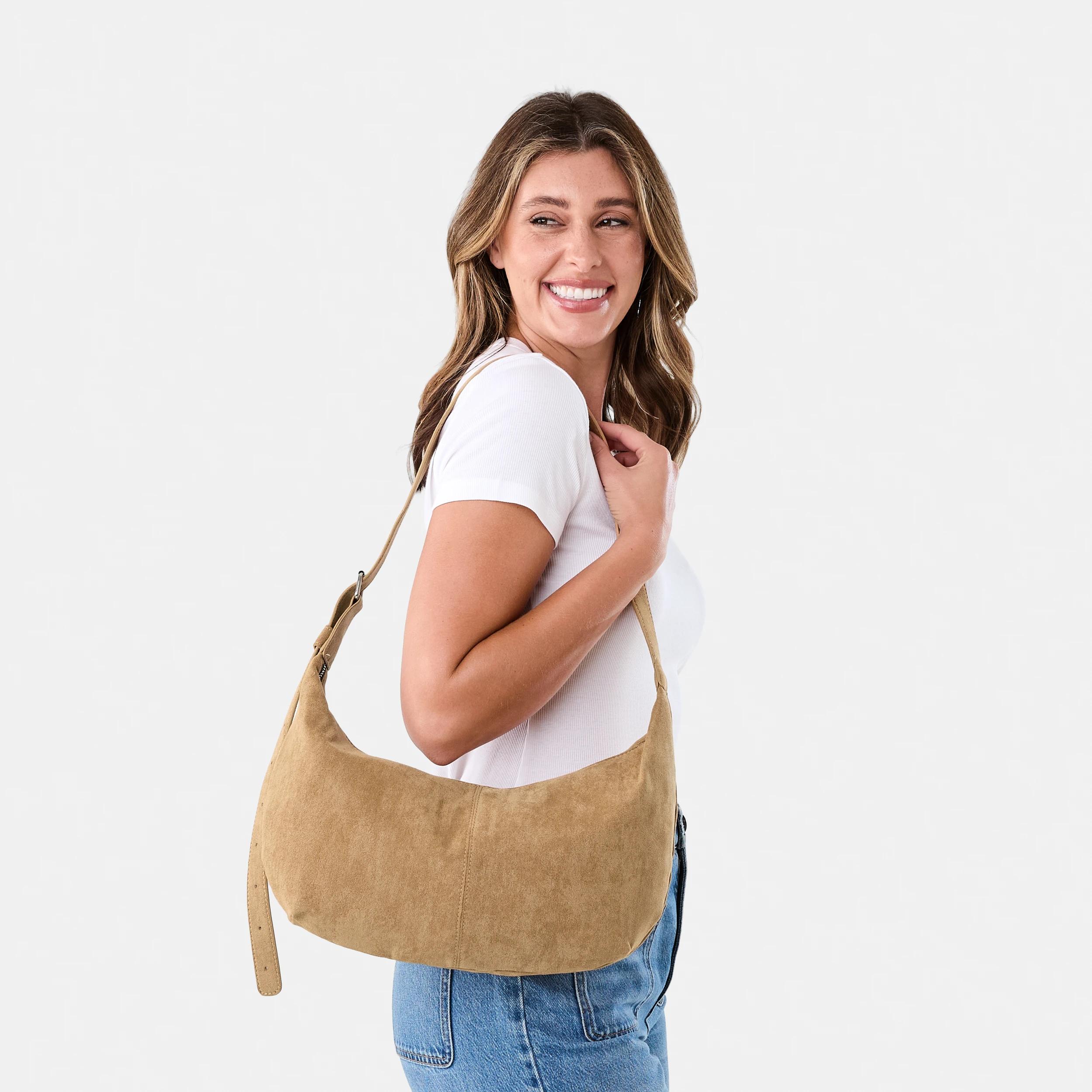 5 Crescent Crossbody Bag CAMEL TAN, 5 of 5