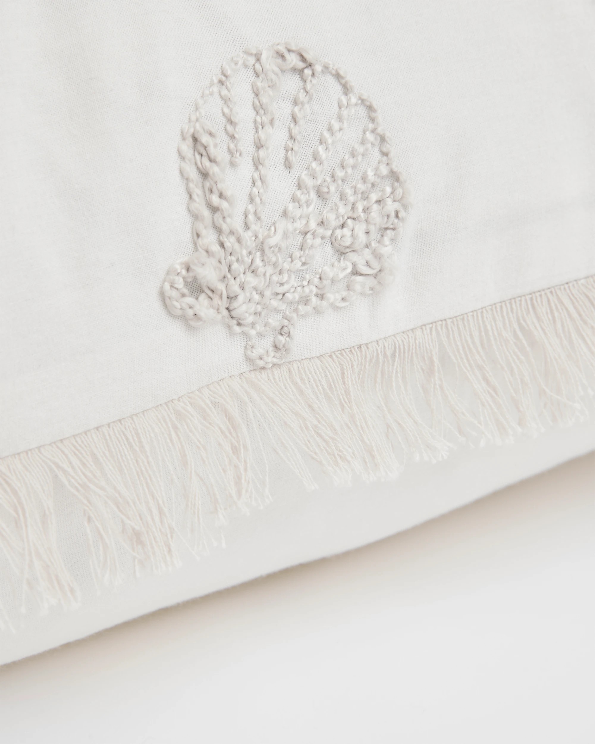 2 Target Lunar Embroidered Cotton European Pillowcase - One Size - White, 2 of 4
