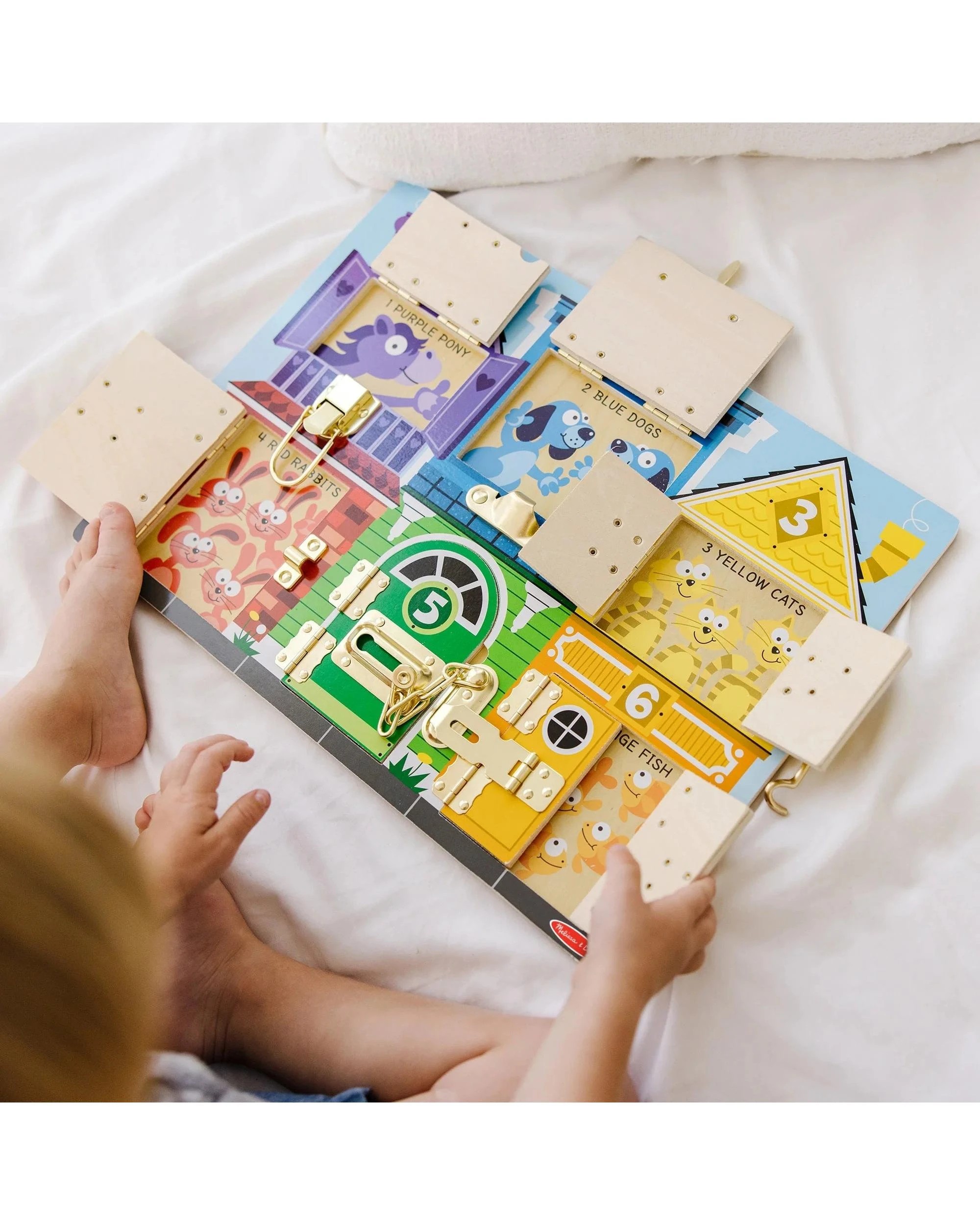 5 Melissa and Doug Wooden Latches Board, 5 of 8