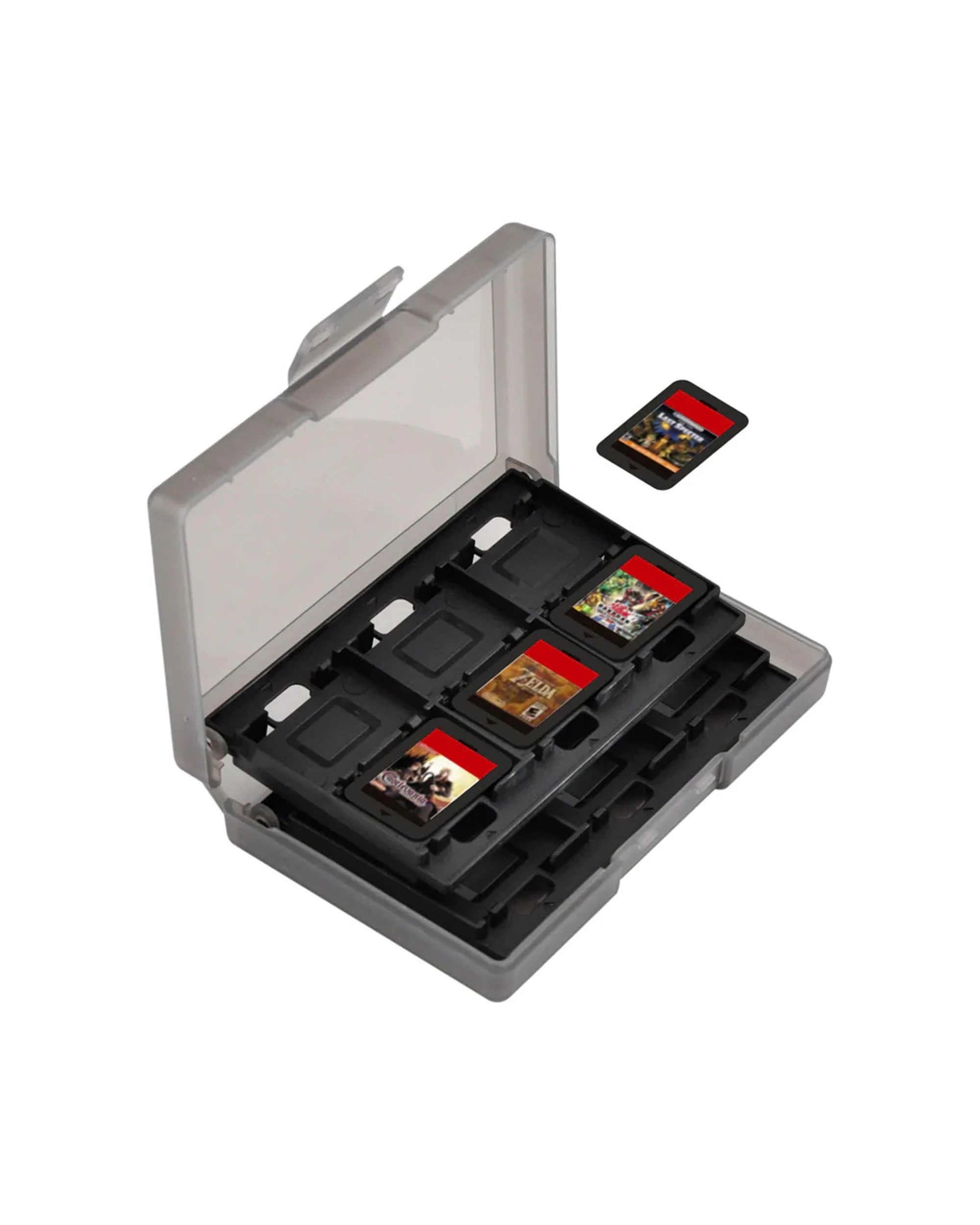 1 3RD EARTH Nintendo Switch Lite Game Card Case - 24 Game Capacity - Portable - Black, 1 of 3